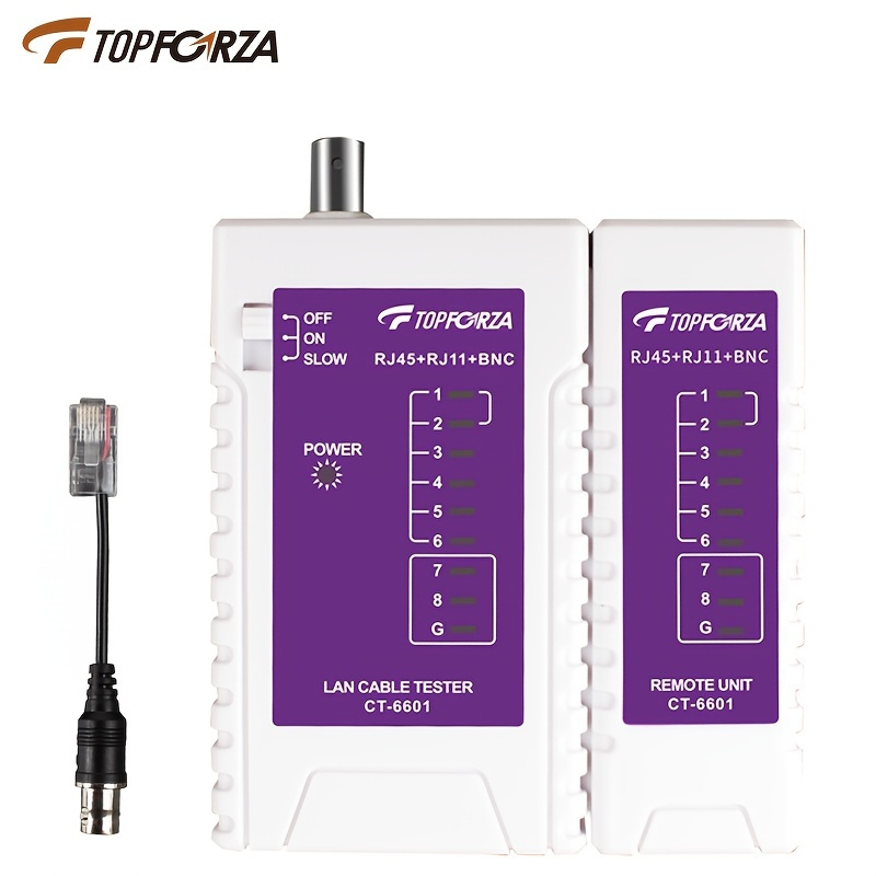 Herramienta universal de comprobador de cables de red - BNC, RJ45, RJ11,  USB 4 en 1 Cable Multi-Tester