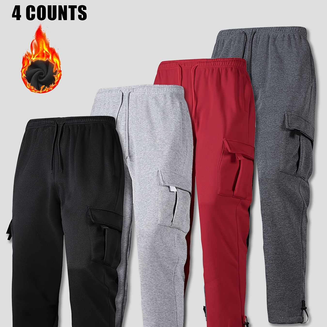 

4pcs - Pants Multiple - , & For