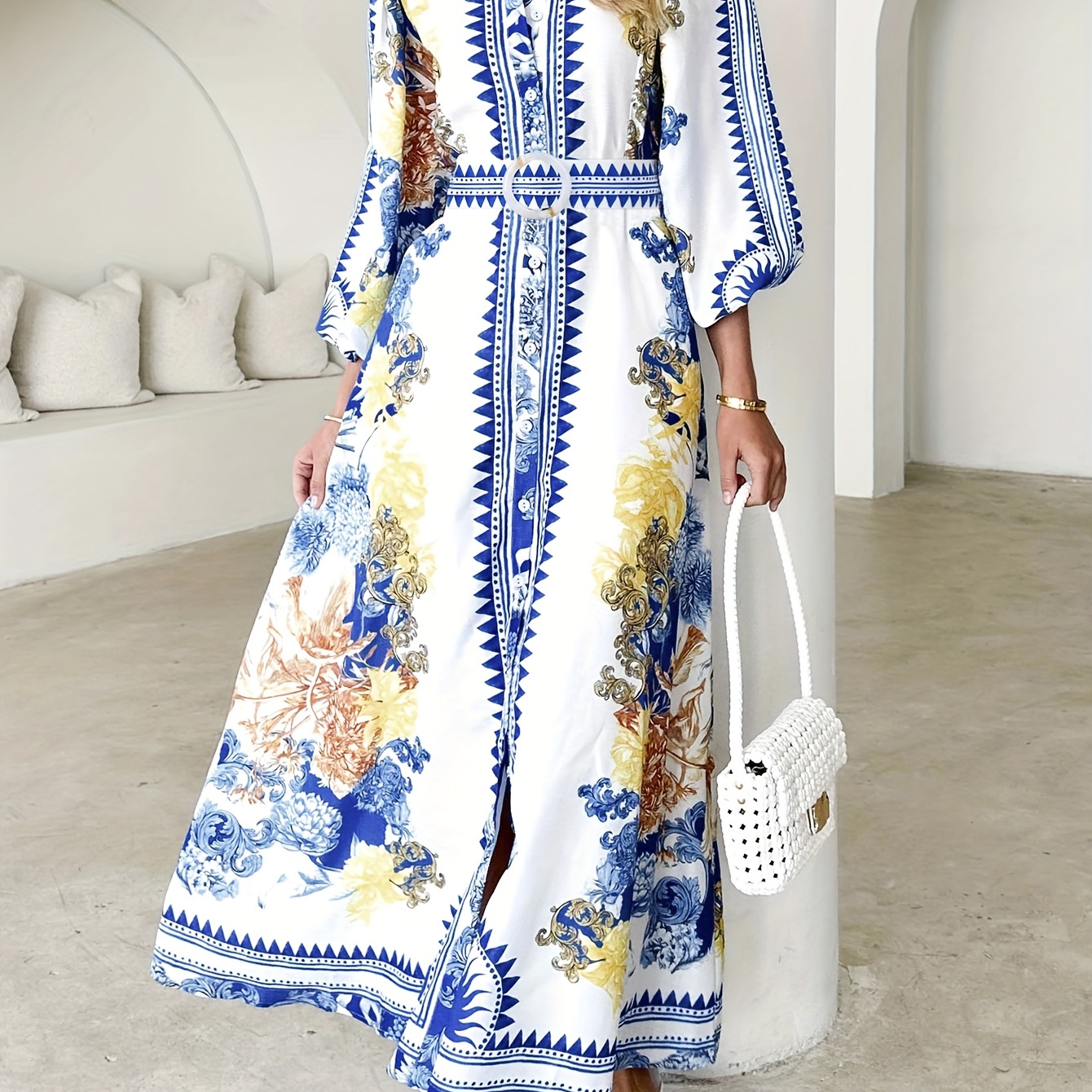 Prom Dress With White And Blue Floral Maxi Dress Mayella Maxi Shirt Dress In Navy Floral Prom Dress With White And Blue Floral Maxi Dress Mayella Maxi Shirt Dress In Navy Floral