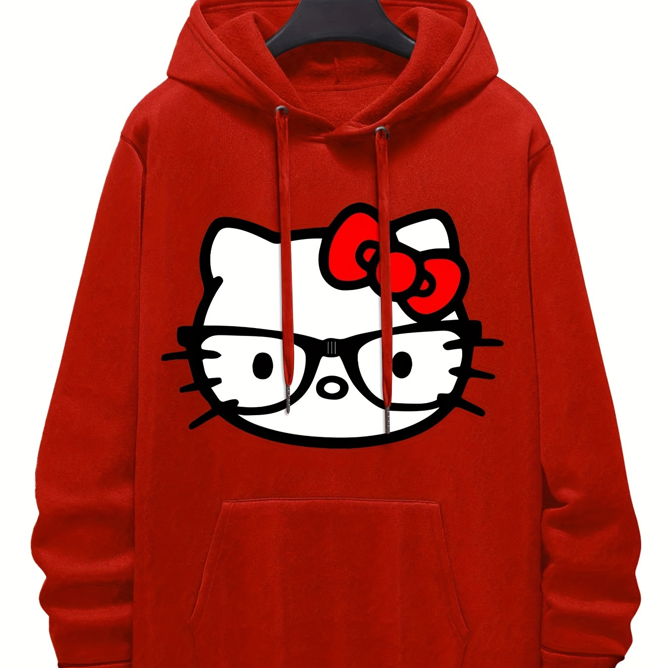 

[sanrio Authorized] Sanrio Hoodie Hello Kitty My Melody Kuromi Cinnamoroll Hoodie Women's Sweatshirt Sanrio Cartoon Hooded Sweatshirt 550g Q3-19