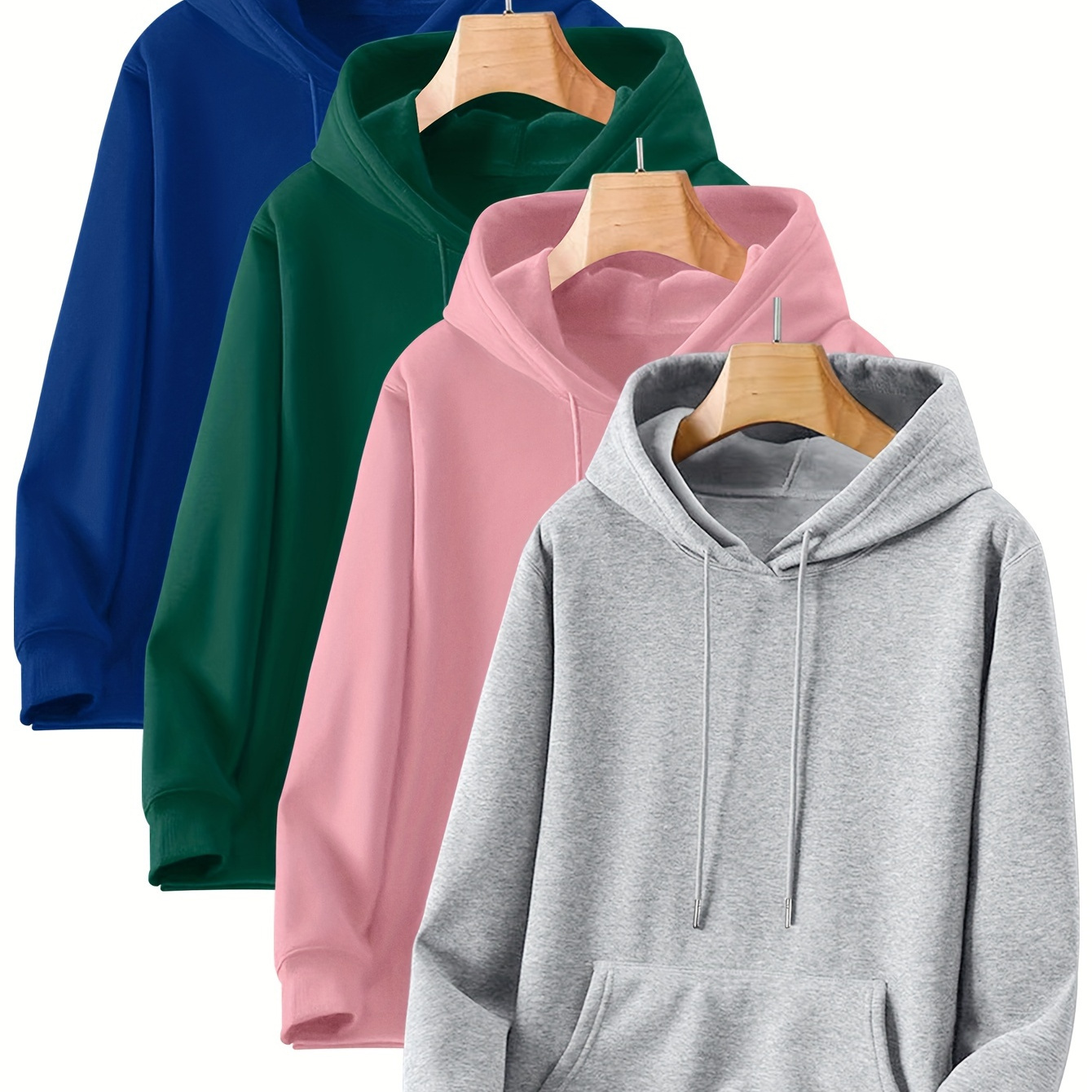 

4 Hoodie Men' Version Velvet Men's Casual Fashion Brand Sweater Hat