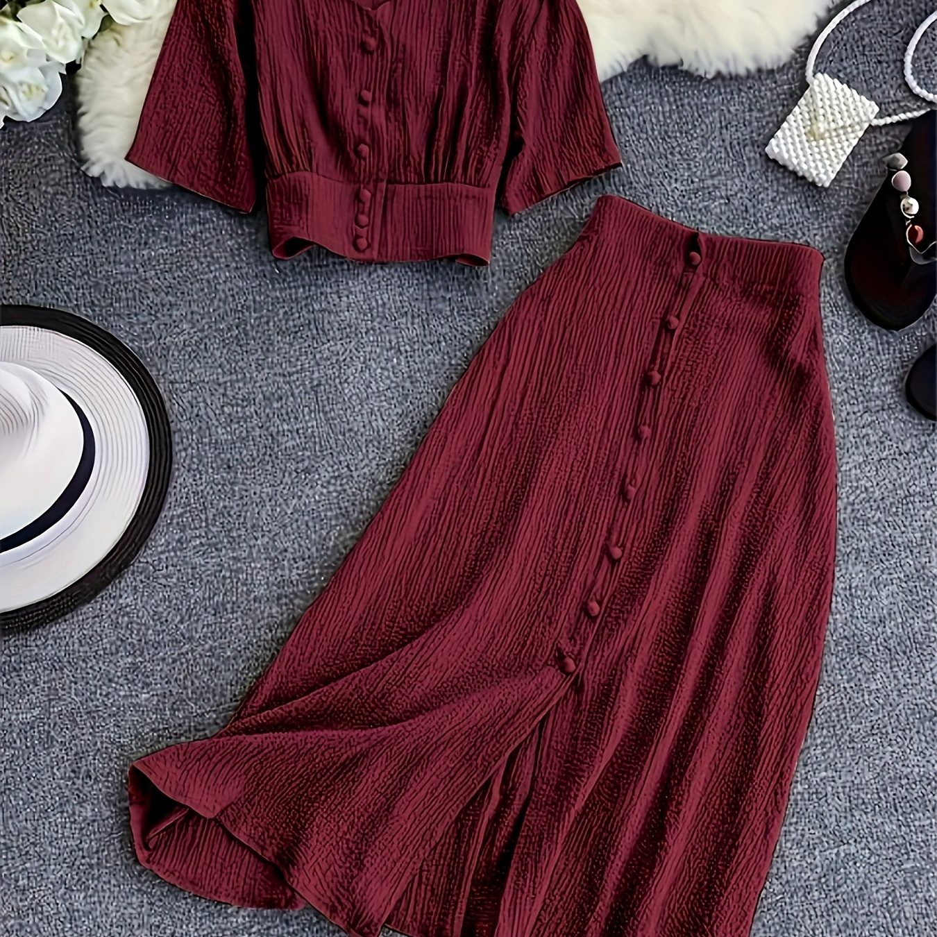 Women's Two Piece Outfit Set