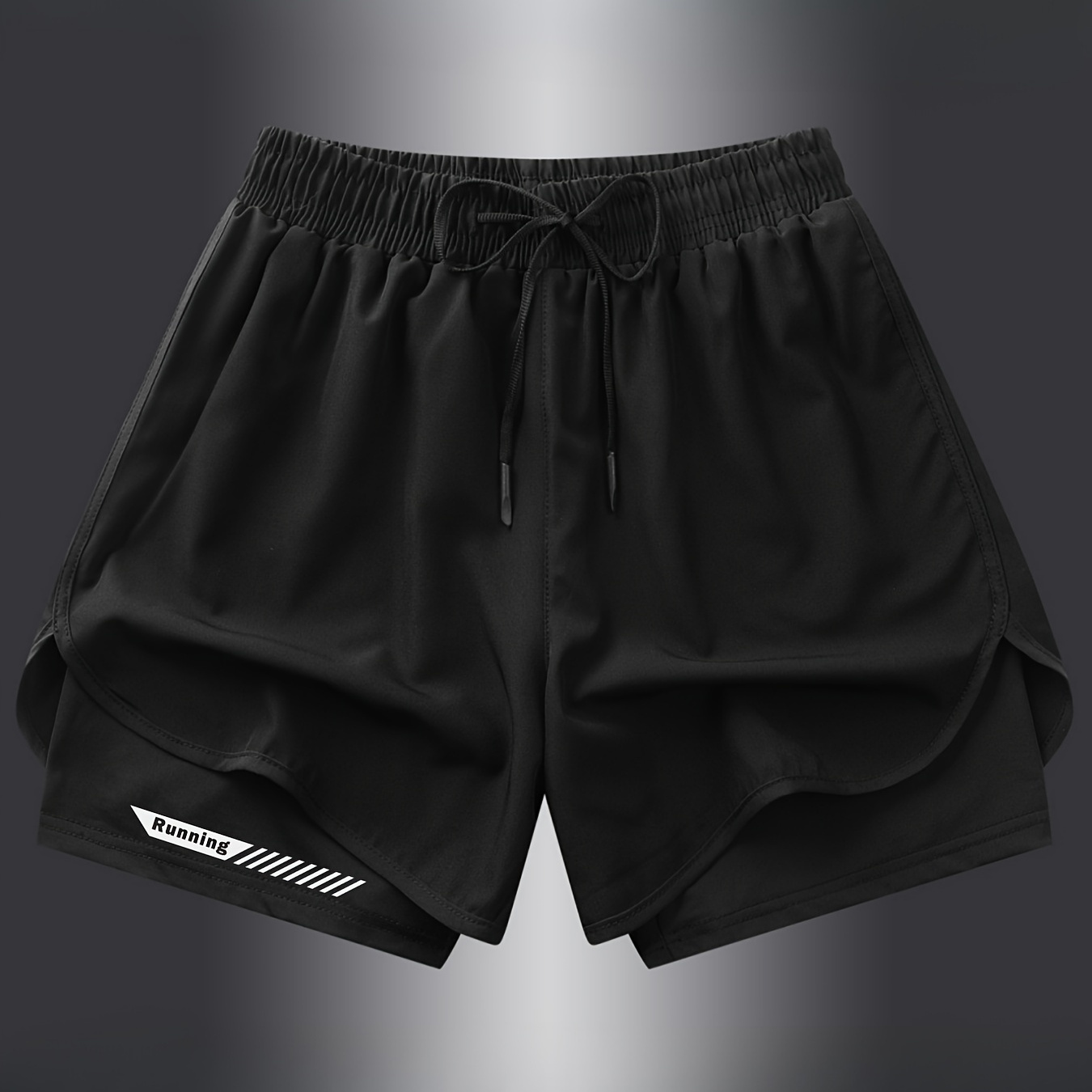 

Shorts Athlétiques Séchage Rapide pour Hommes - Légers, Respirants avec Doublure pour & le Fitness, Mélange de Polyester Extensible, Lavable en Machine