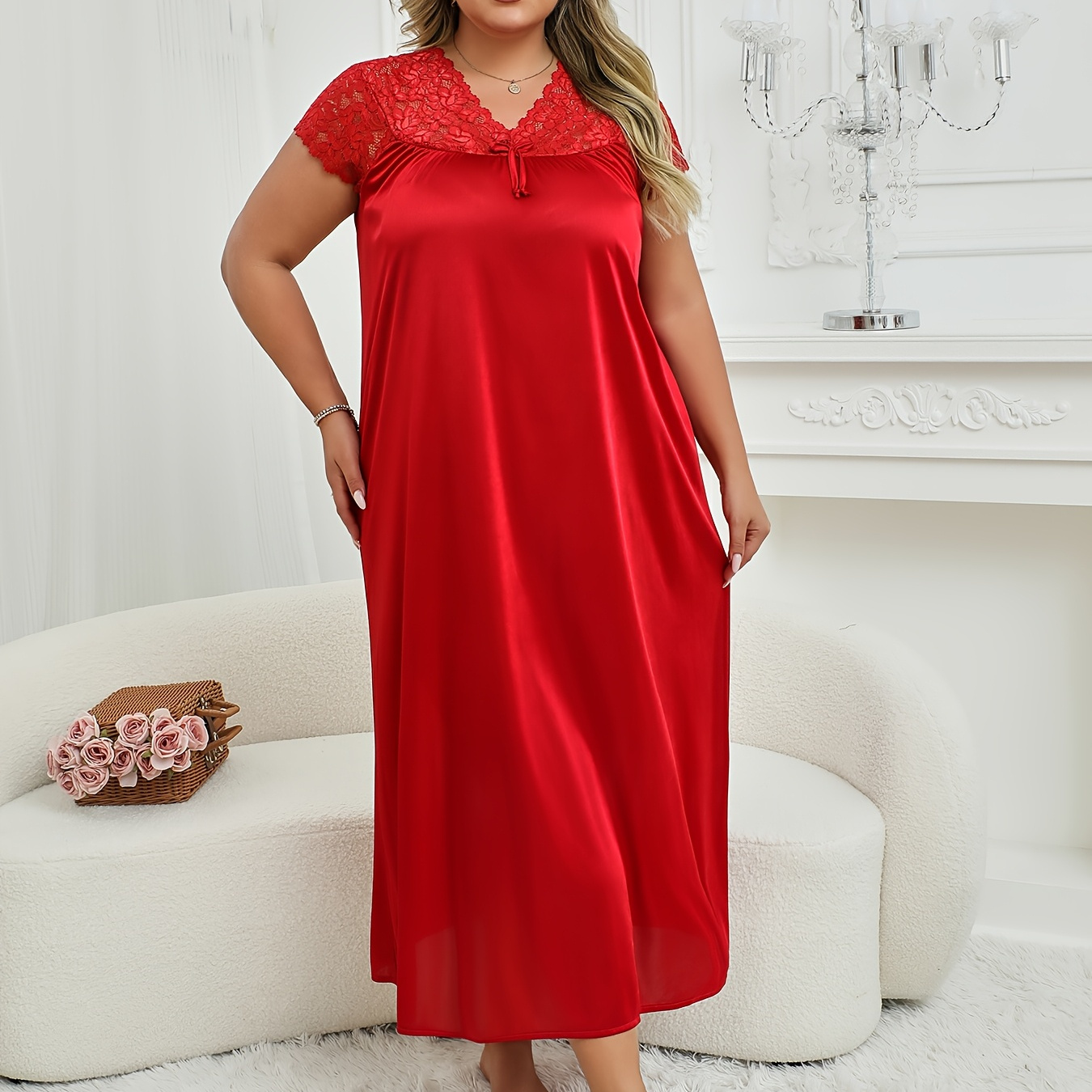 

Robe Pyjama pour Femme, Robe Sexy, Vêtements de Maison à