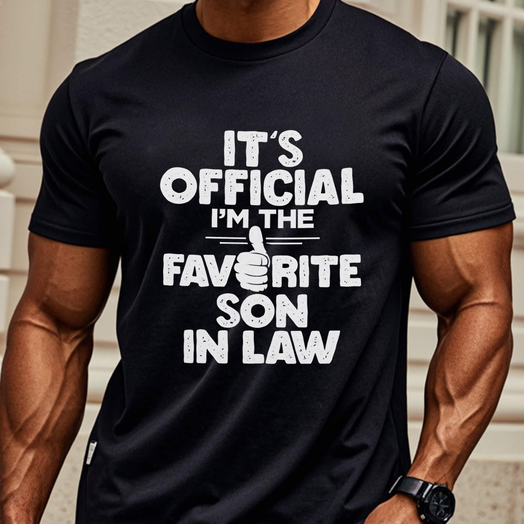 

Officiali'm The -in-law Shirts, Graphic Tee, , 100% , , , -, , Moisture-wicking, For Running And