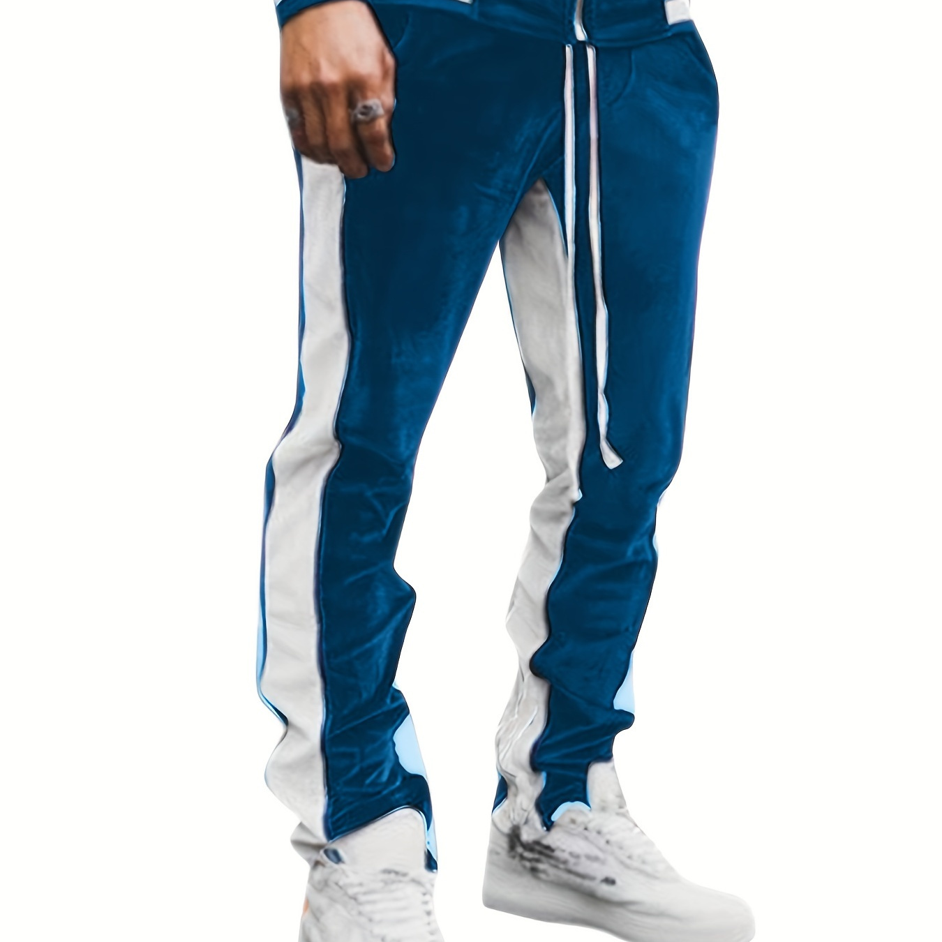 

Men's Velour Jogging Casual Pants Athletic Workout