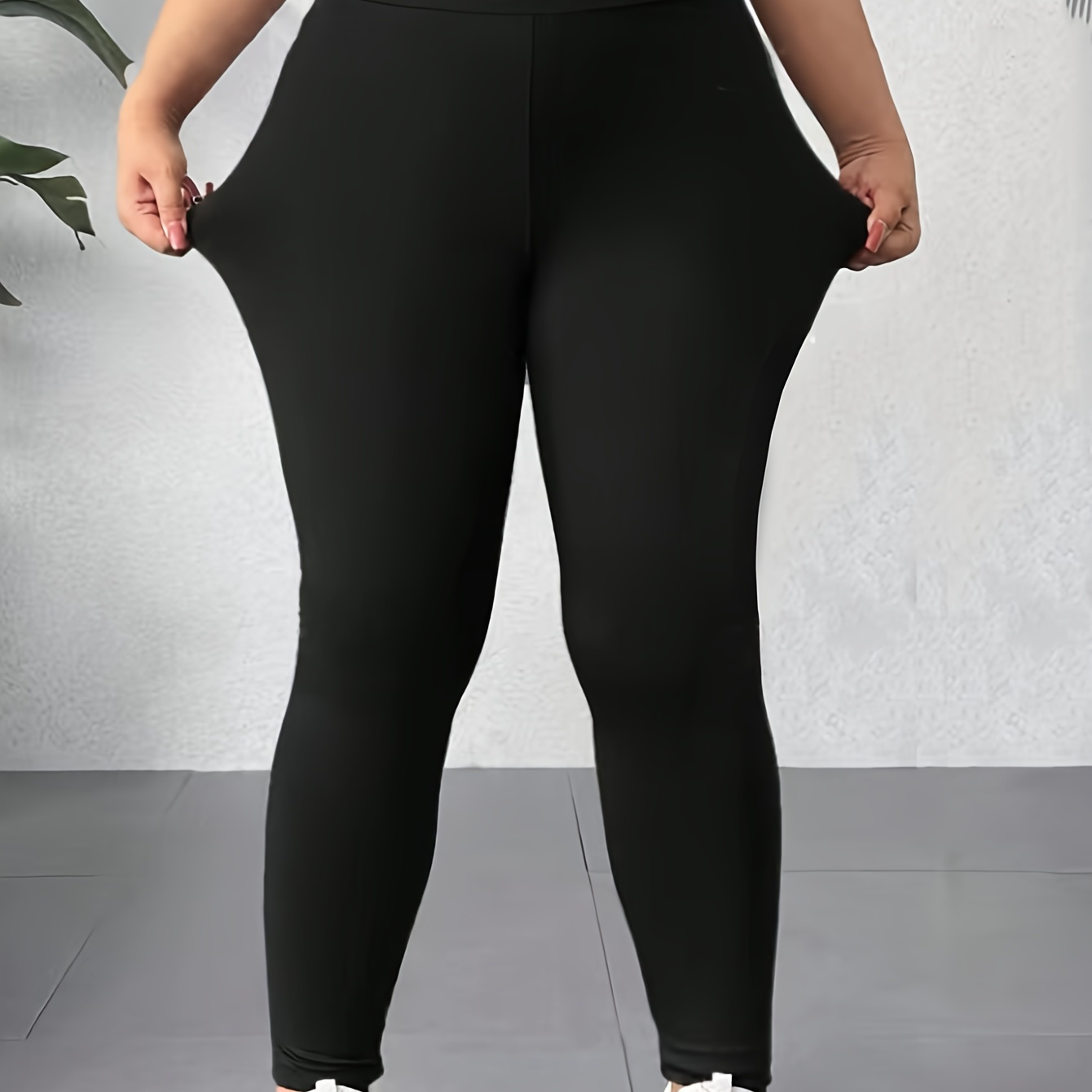 

Leggings Chauds à Taille Haute Doublés en Grande Taille - Ardoise Élégant, Extensibles & Confortables, Lavables en Machine, Style Long pour Toutes les , Pantalons Grande Taille