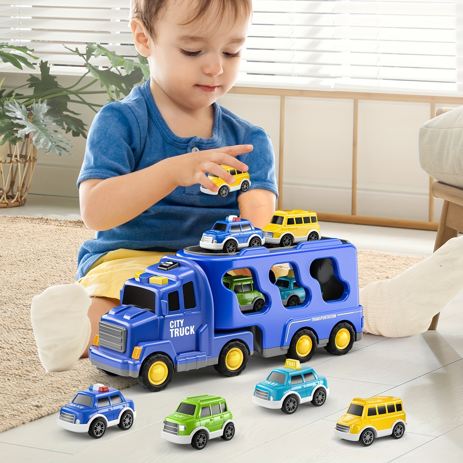 Toddler Truck Toys 3 4 5 6 7 Year Old Boys 1 Carrier - Temu Canada