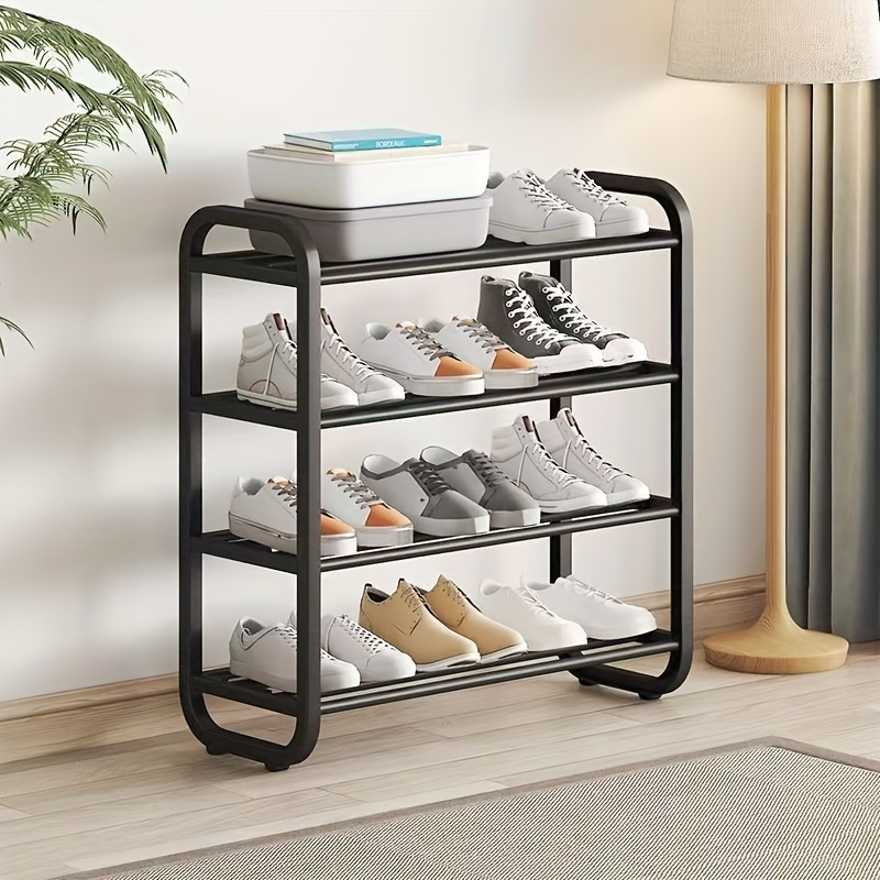 Multi-layer Shoe Storage Rack With Cover, Dustproof Household Shoe Shelf  For Entryway, Large Capacity Shoes Rack, Easy To Assemble, Dormitory Storage  Essential - Temu