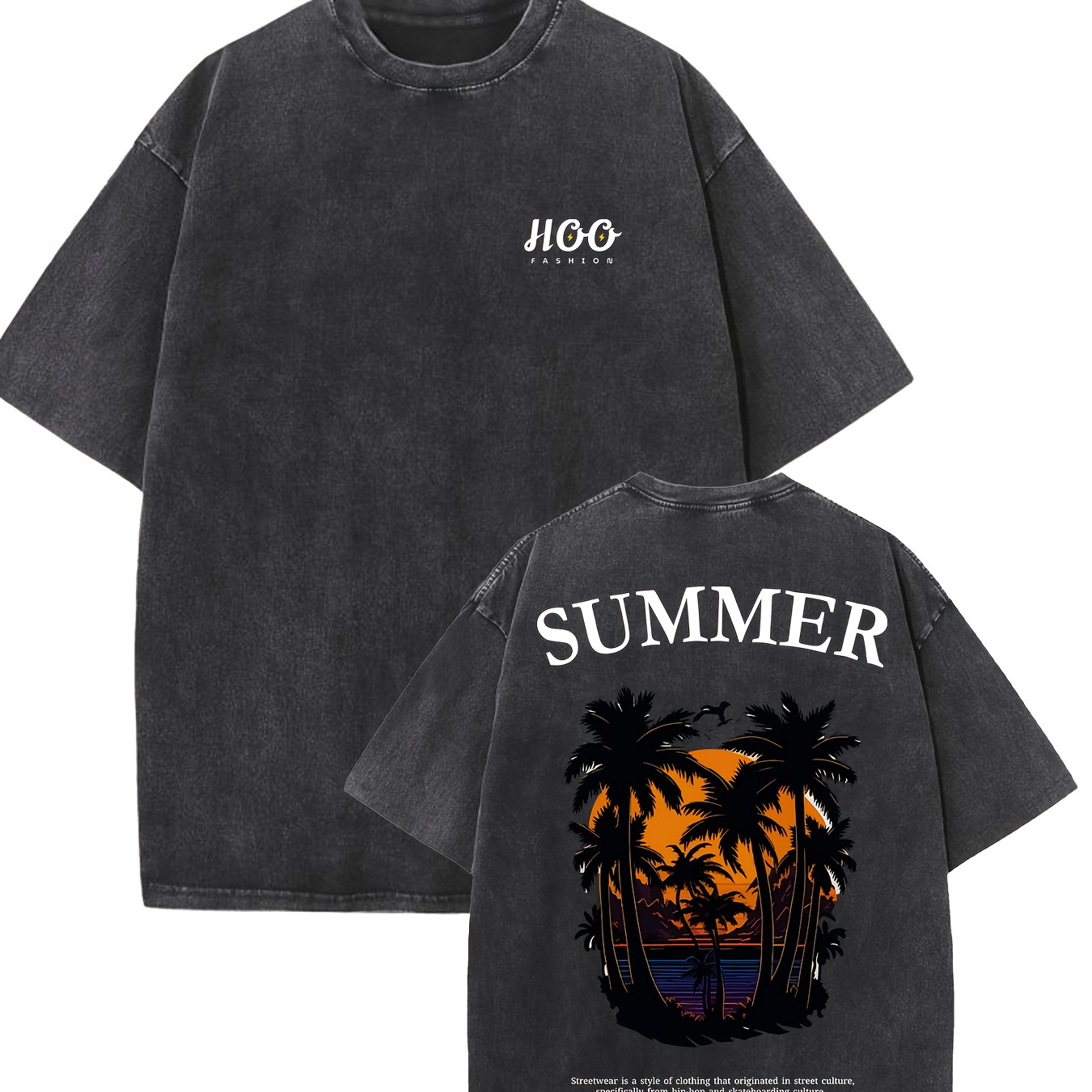 

Summer Print Oversized Cotton Solid Drop Shoulder T Shirts Formen Vintage Streetwear Basic Tees Baggy Hip Hop Unisex Tops Acid Wash Tshirt