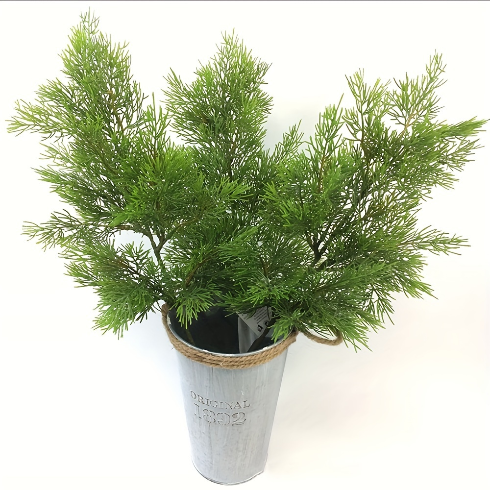 

1pc, Artificial Plant Simulation Pine Branch Decoration Artificial Green Plant Stem, Home Decor