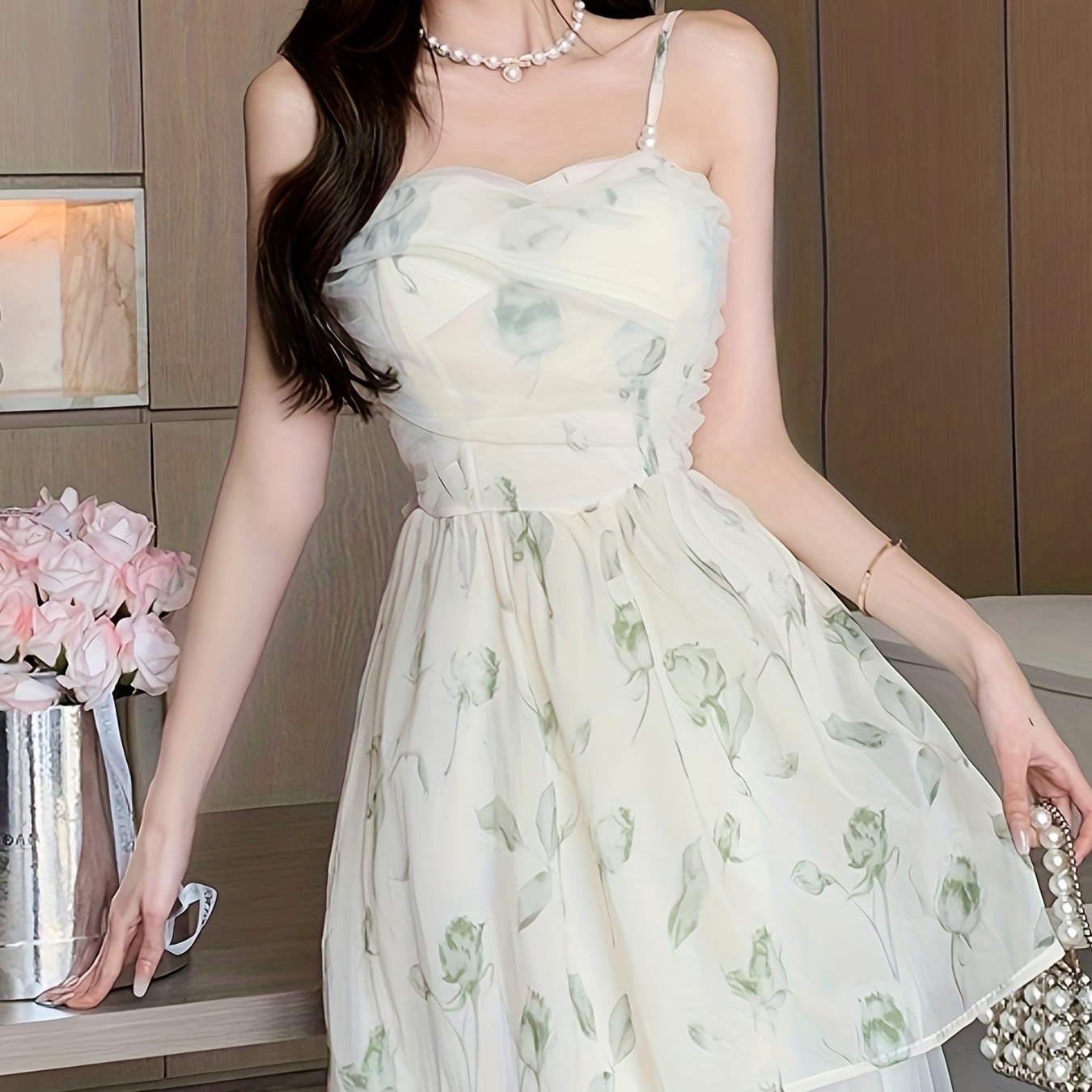 hoksml Wedding Guest Dresses for Women Spattering Dye Strapless