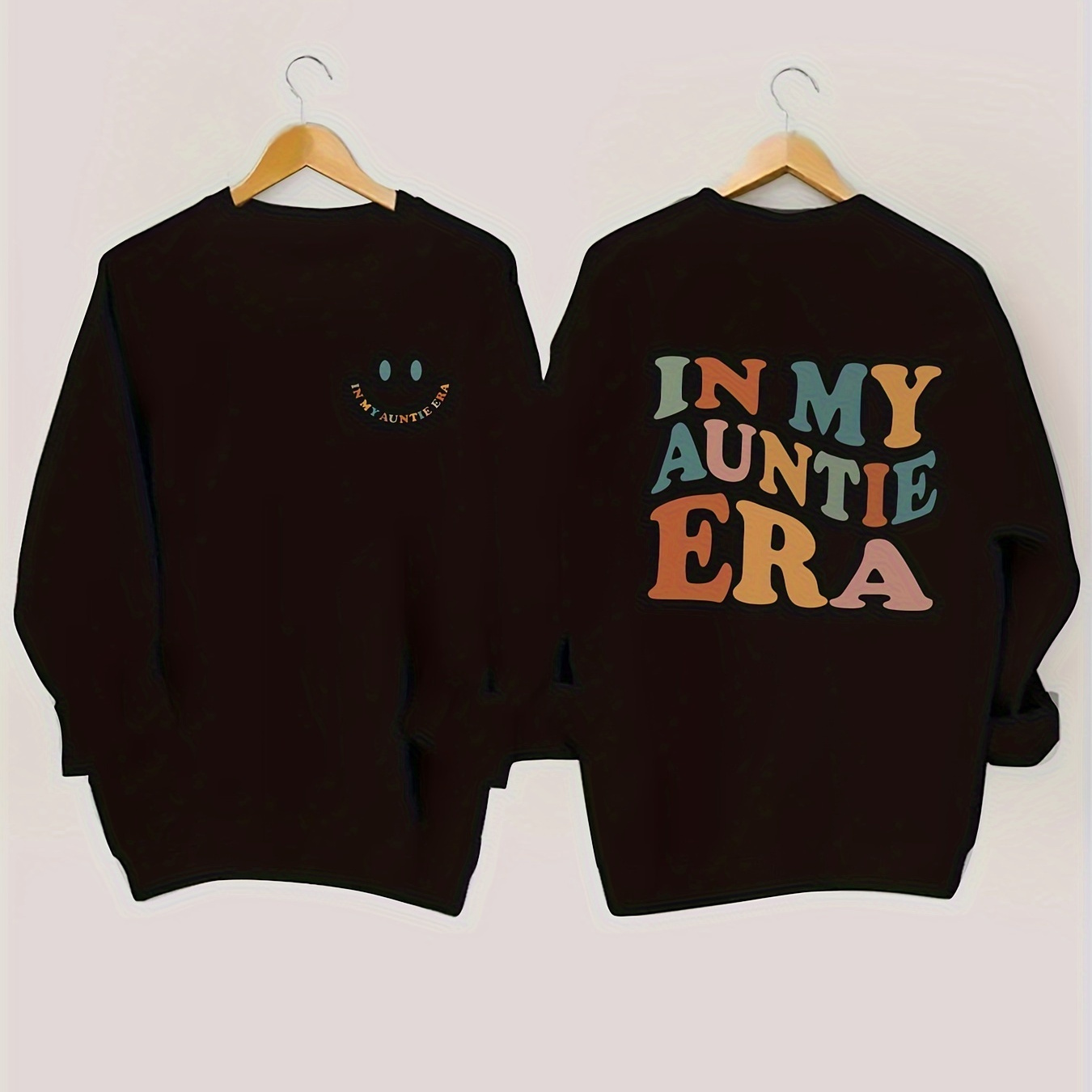 

's Long Pullover Sweatshirt, , , Letter , / , Era Graphic Tee