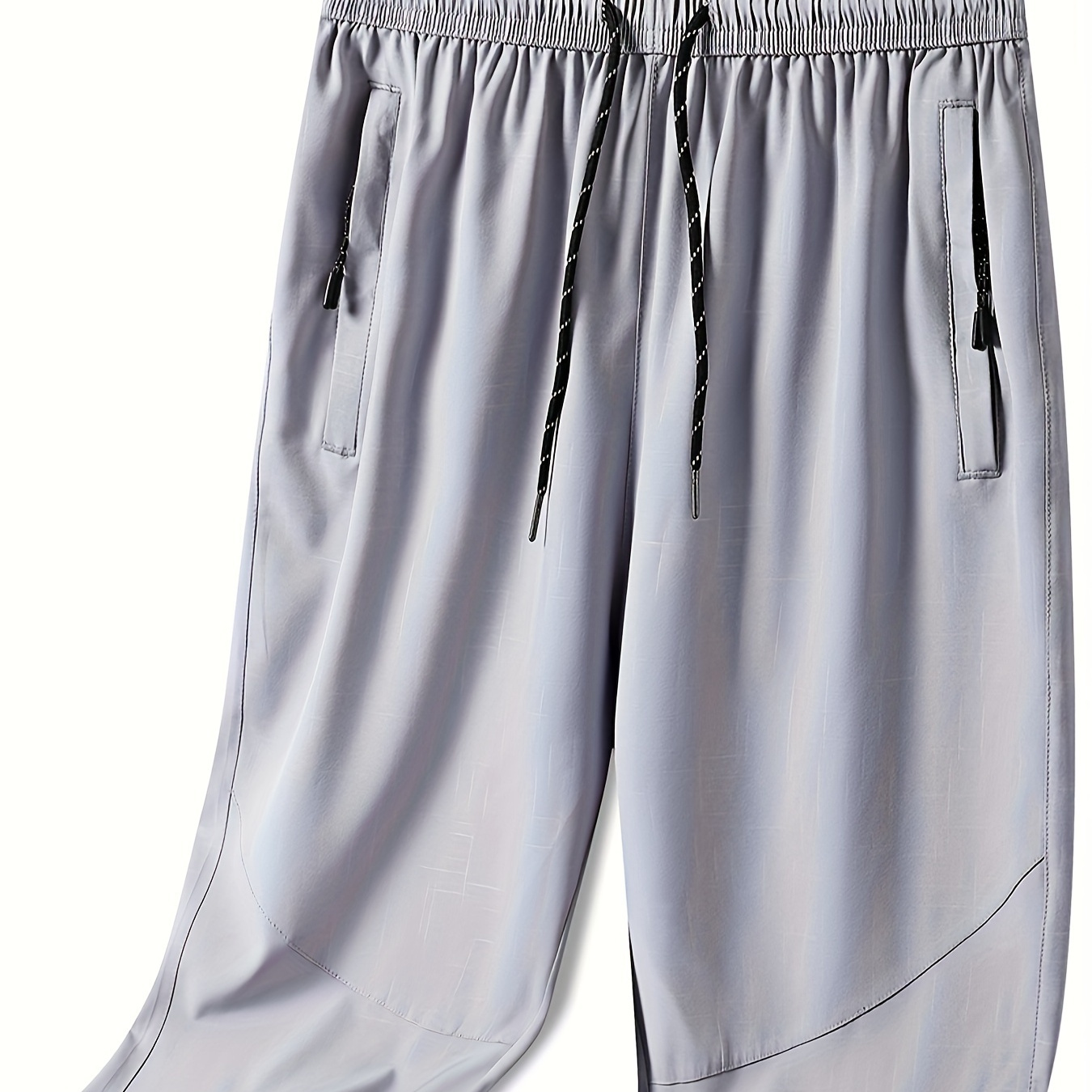 

Men's Quick-dry Shorts, Mid-length, Breathable With Pockets, Outdoor Activewear, Casual Summer Apparel