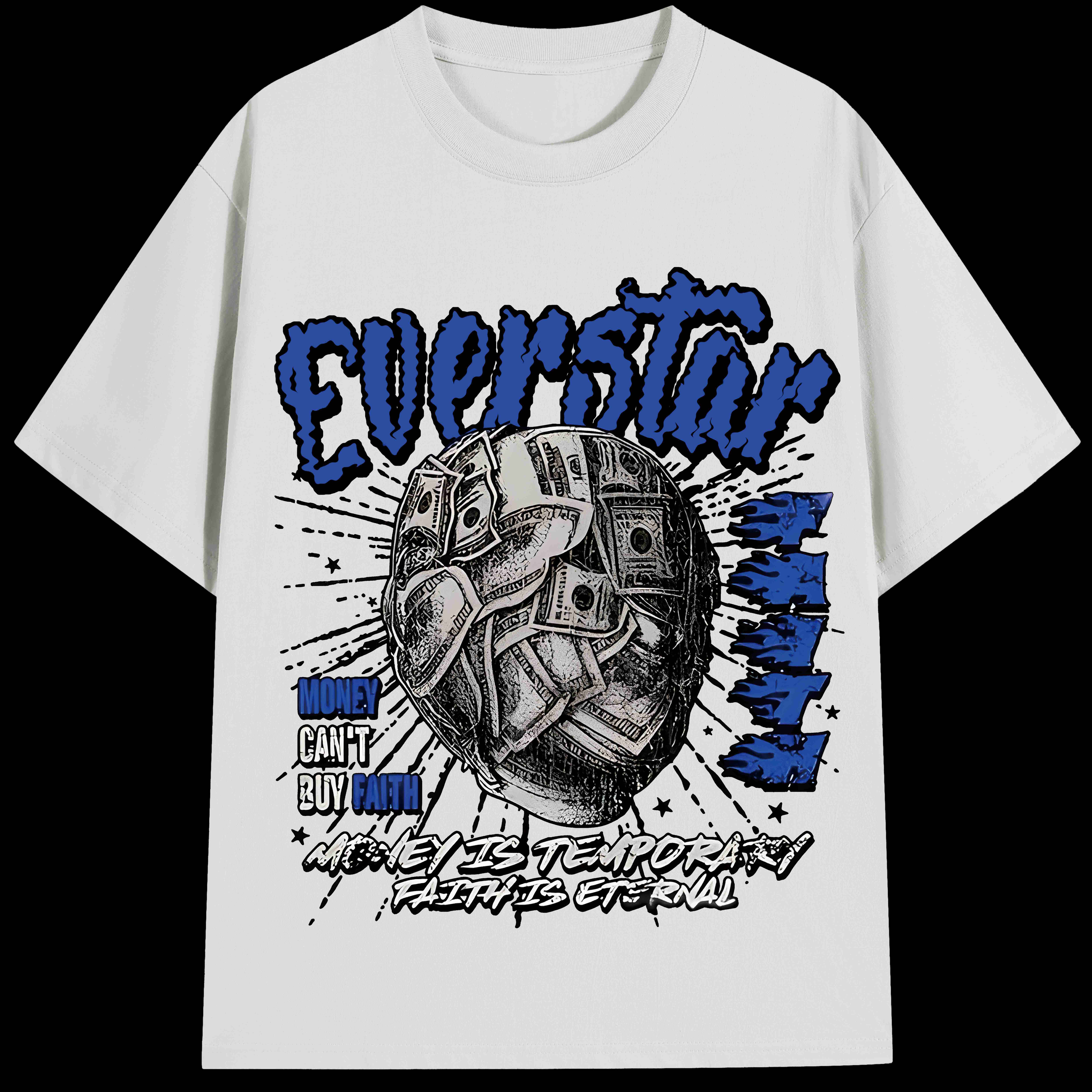 

Knit , Men's Casual Crew Neck Graphic T-shirt With Stylish Print, Short Sleeve Tee For Summer Sport And Casual Wear