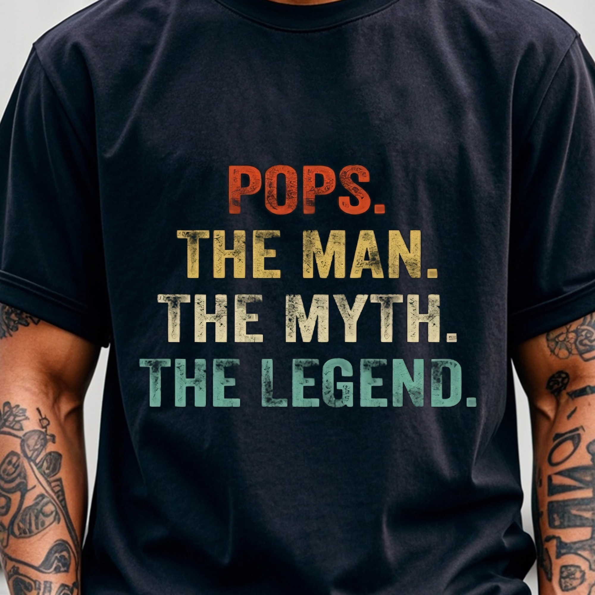 

Pops The Tshirt, Soft 100% Cotton, Regular Fit, Moisture - Wicking, Moisture-wicking, Breathable, Casual , Men's T-shirt, Lightweight, Men's Clothing For Summer Outdoor, T-shirt For Men Graphic