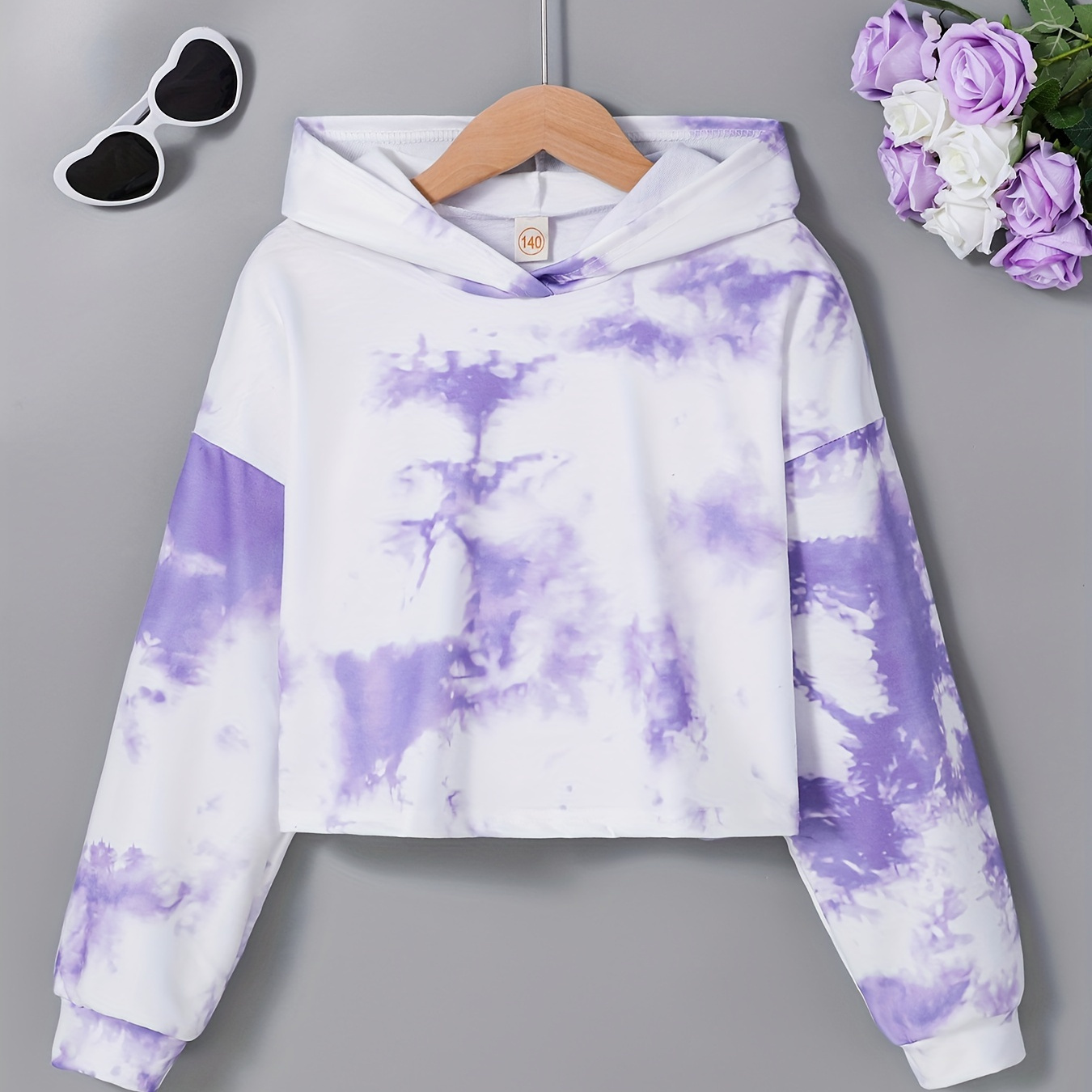 

Tie Dye Hooded Sweatshirt ,