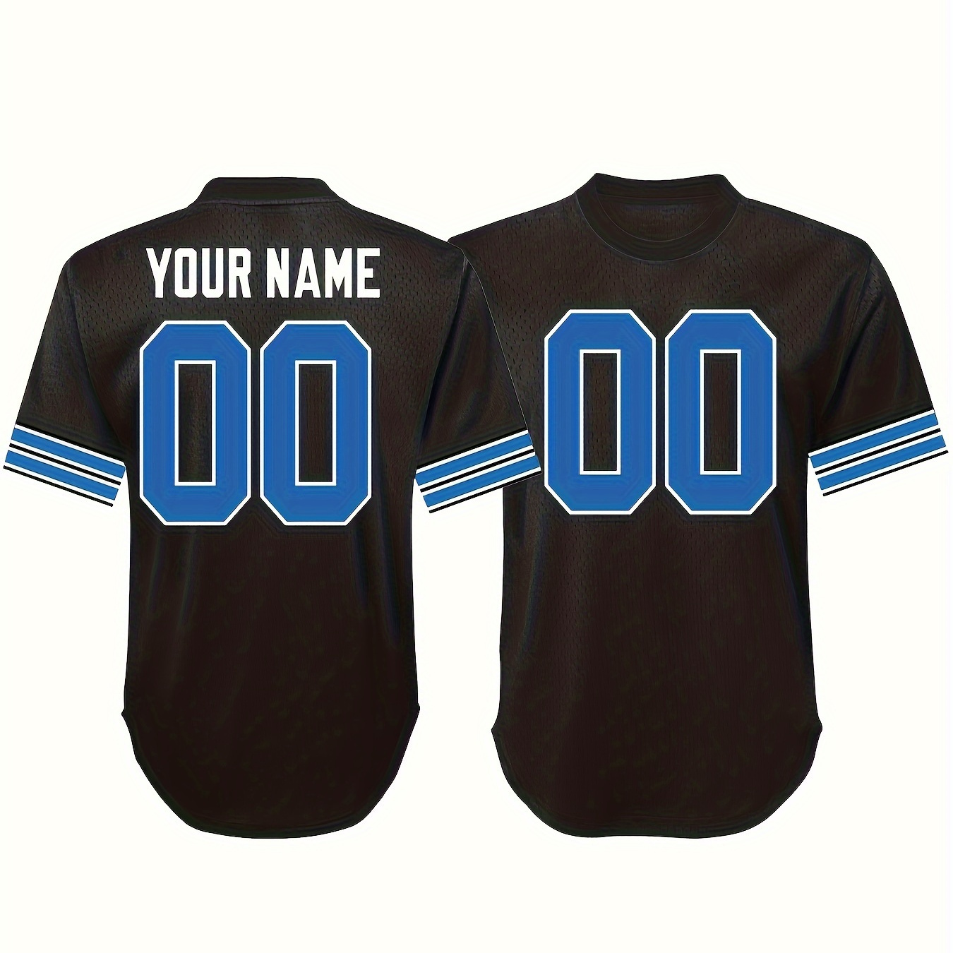 

Custom Men's Football Jersey - Personalize & Number, Breathable Polyester, Sports & Casual Wear