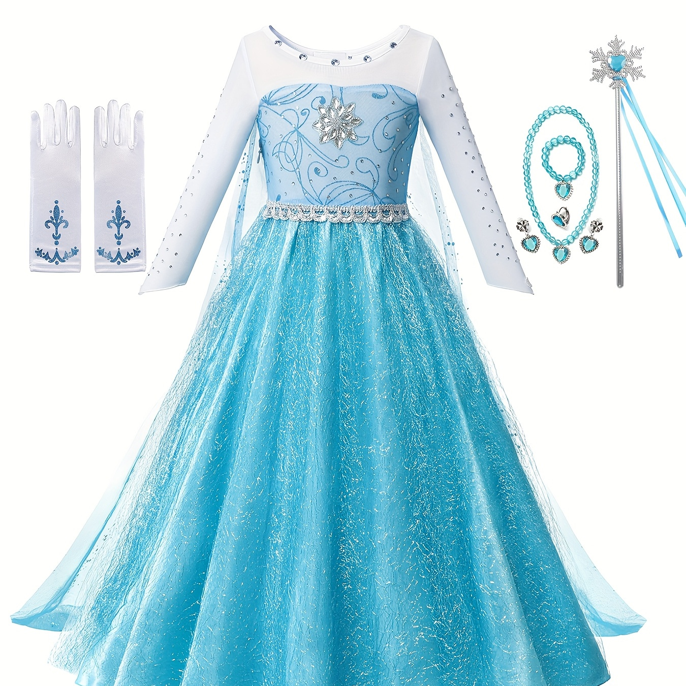Girls' 8pcs Costume Set
