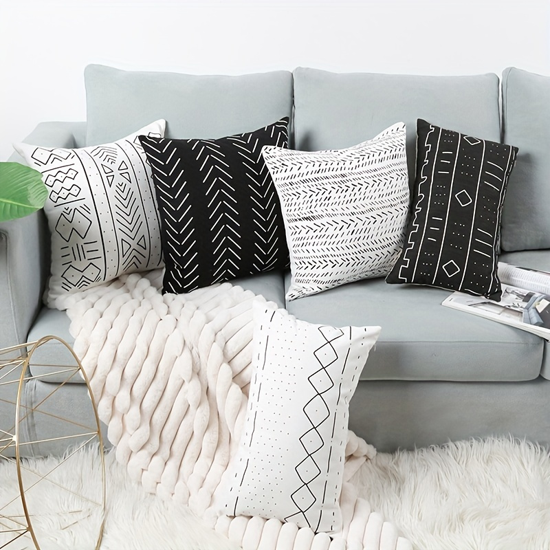 Black And White Pillows Temu