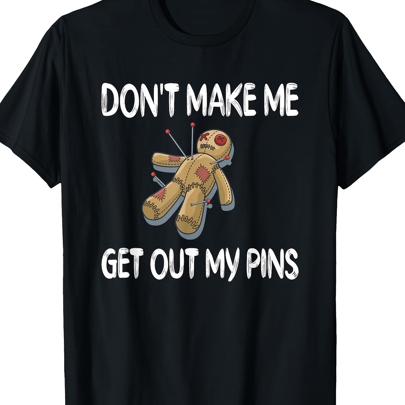 

Don't Get My Pins Doll T-shirt, 100% Cotton, 220g