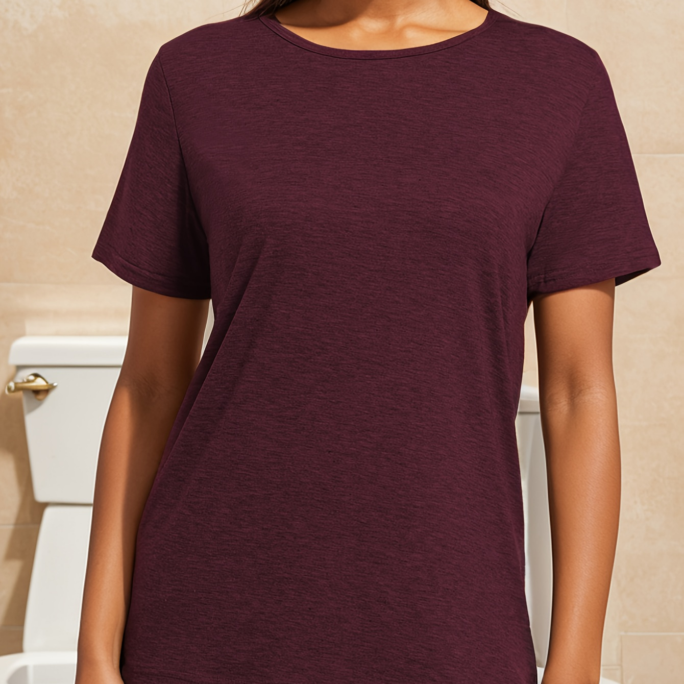 

Womens T Shirts Tees Crewneck Fit Summer Clothes