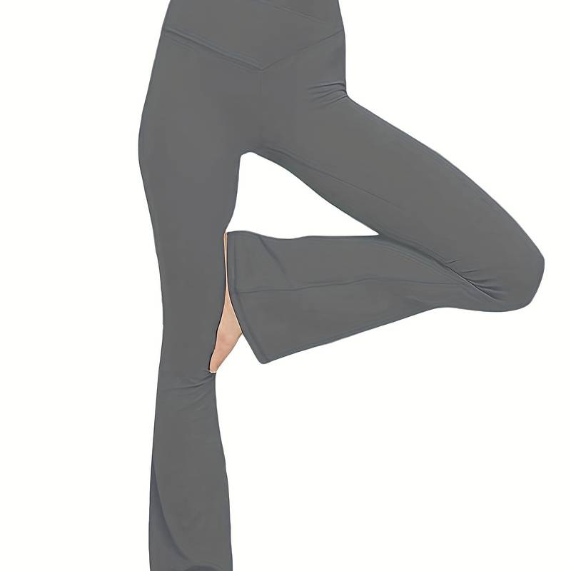 Women's Flare Leggings With Pockets, Flare Pants Bootcut Yoga Pants ...