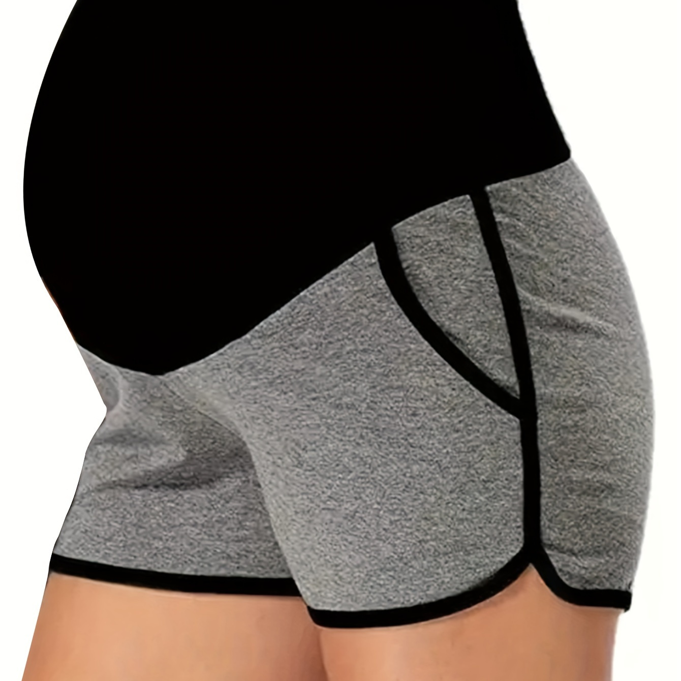 

Pregnant Women's High Waist Shorts, Maternity Shorts