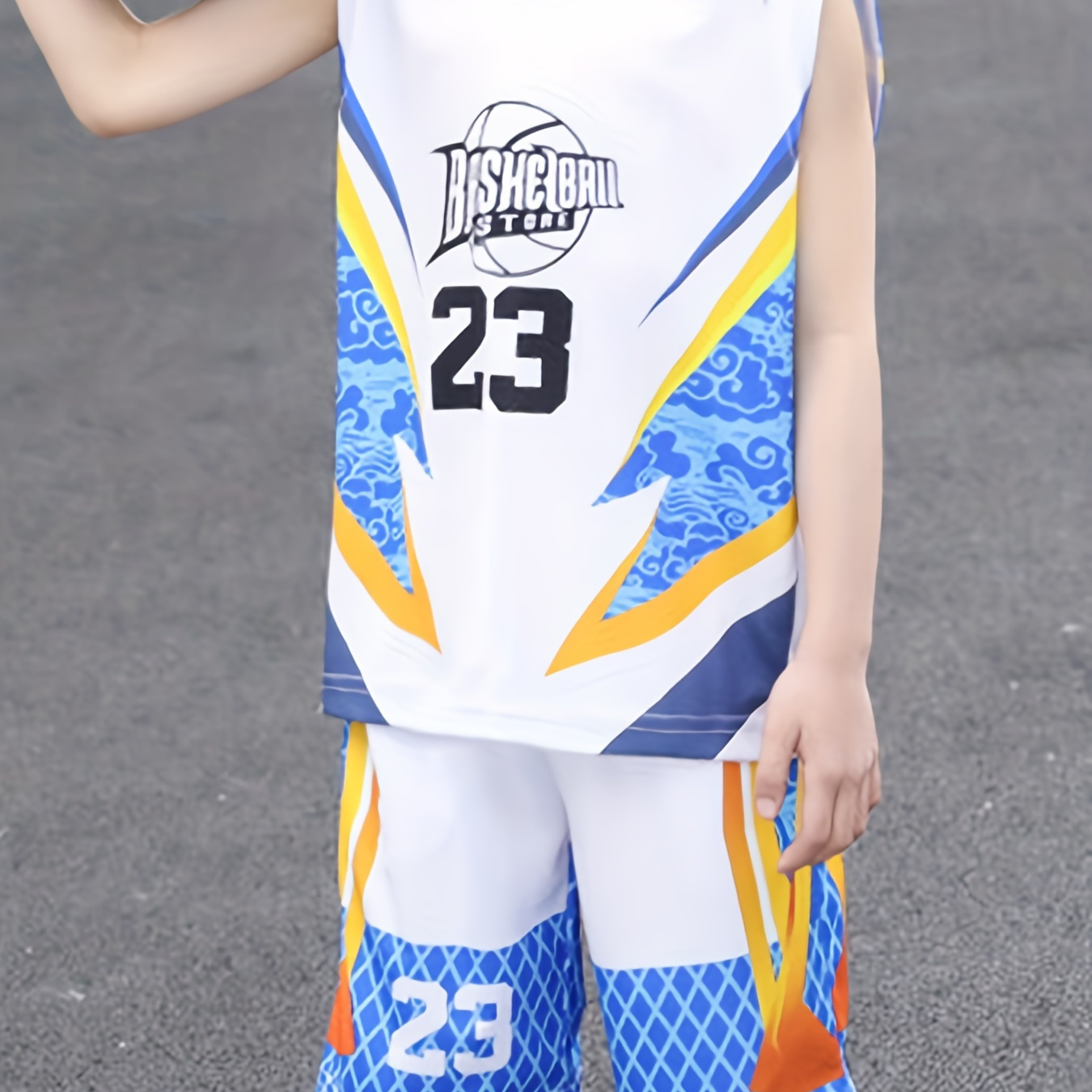 Boys Casual Sports Basketball Suit Two-piece Set - Temu