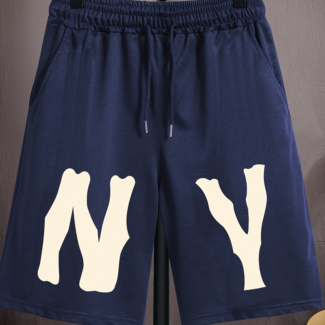 

Ny Letter Print Boys Comfortable Creative Shorts, Casual Quick-drying Shorts For Summer Outdoor