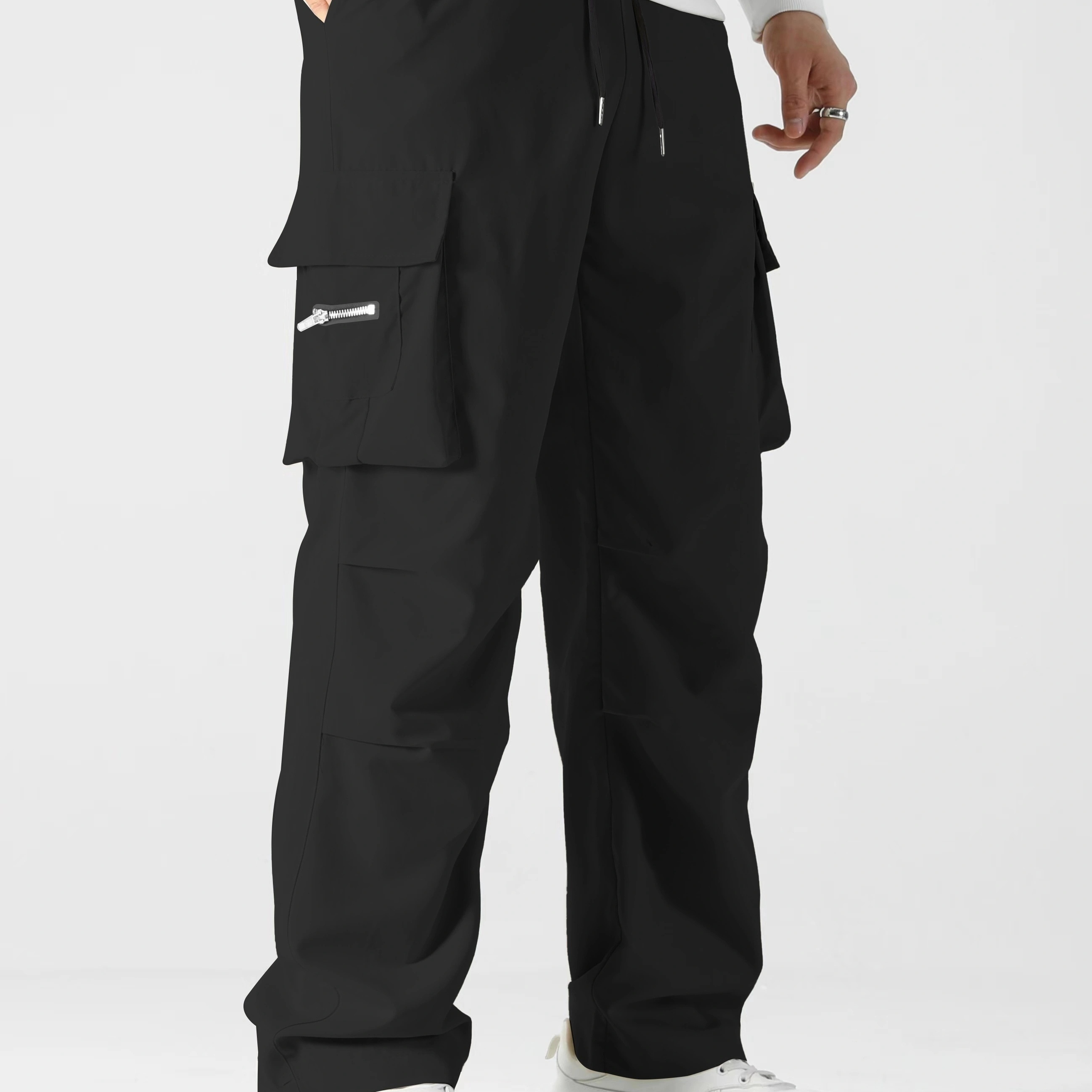 

Men' Cargo Pants - Casual Loose Fit With Multiple Pockets, Spring/fall Outdoor Activities