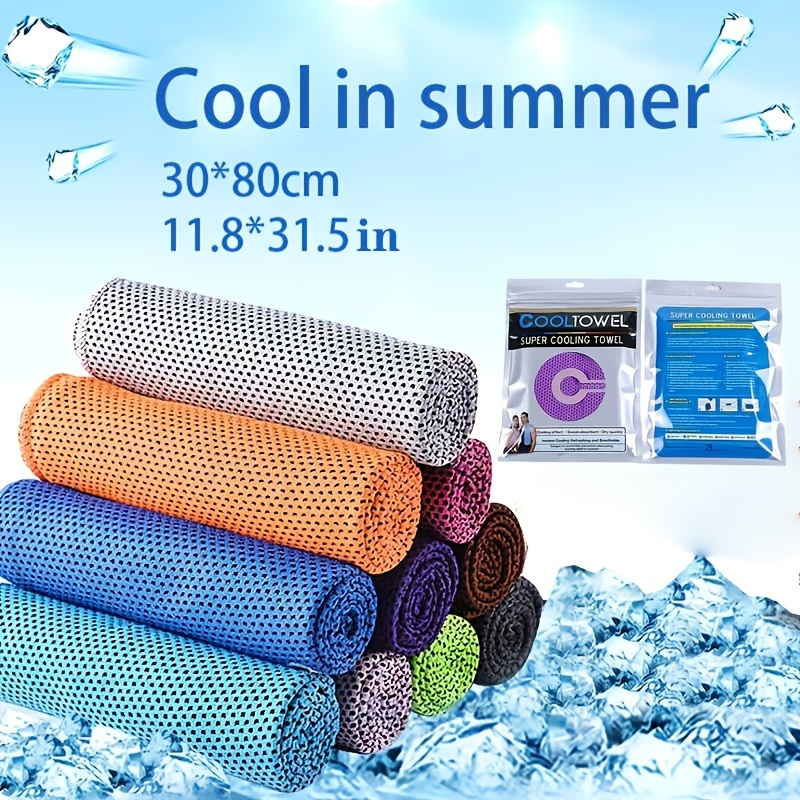 Microfiber Cool Towel Yoga Sports Camping Fitness Running - Temu United  Arab Emirates