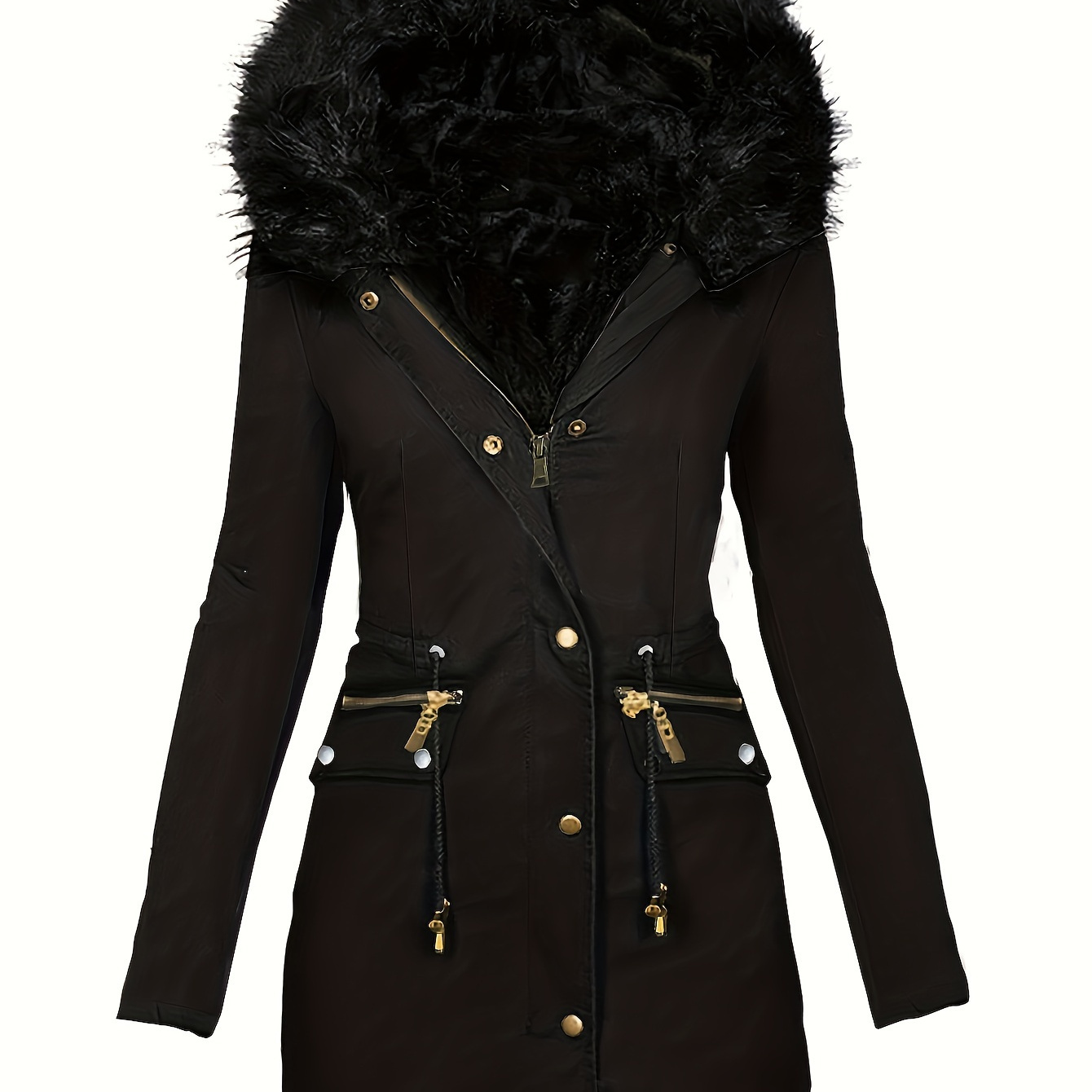 

1pc 's / - , Long , Fur , , Washable And Dry , No , Hem, , For / Fashionable Ladies