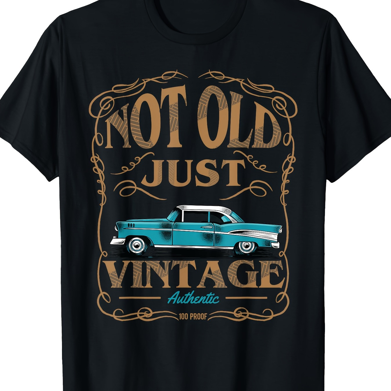 

Not Old Just Vintage Car Birthday Tshirt-220g