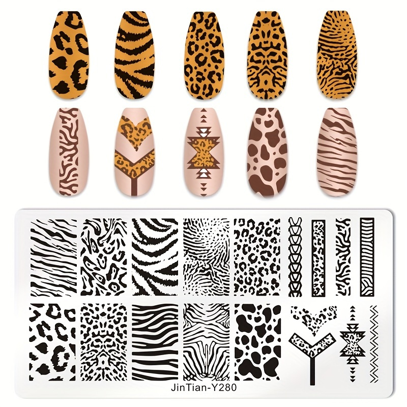 Nail Stamping Board Set, Silicone Nail Brush, Polishing Transfer Template,  Nail Tool DIY Template