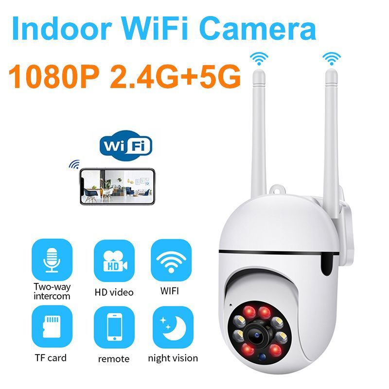 5g Wifi Ptz Surveillance Camera Night Vision Full Color Automatic Human ...