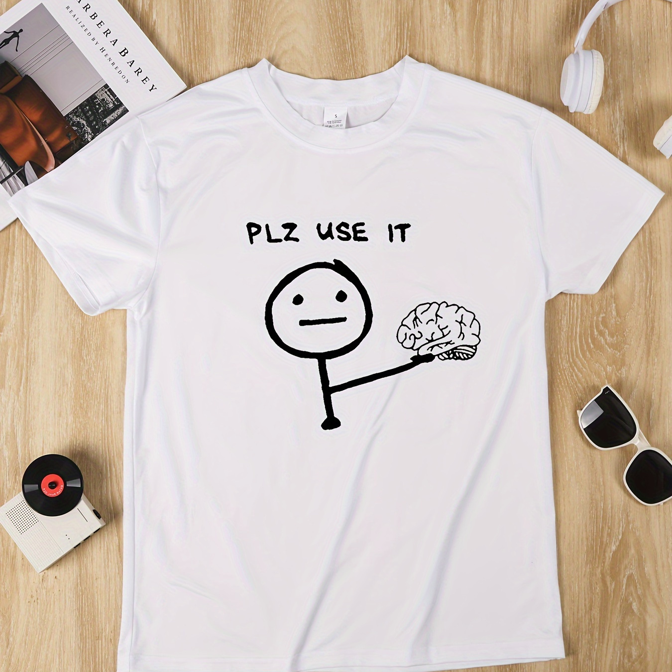 

Graphic Neck T-shirt, Casual Short Sleeve T-shirt For , Women's Clothing
