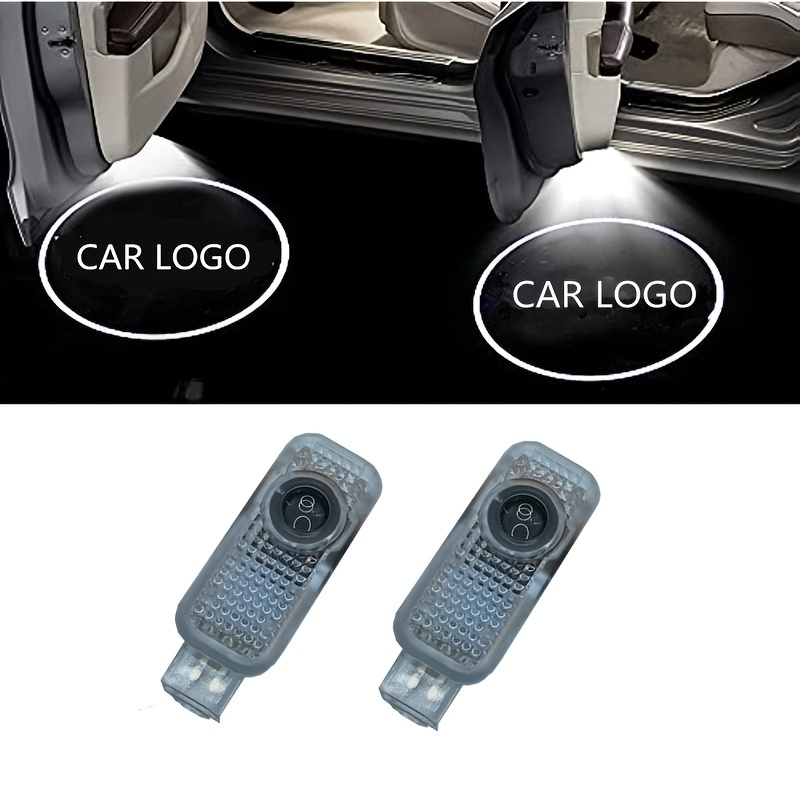 2 Stück Auto-led-türlicht, Logo-projektor, Ultrahelle Schritt-led,  Pfützen-türlicht-zubehör Für Flying Spur Bentayga Continental Gt - Auto -  Temu