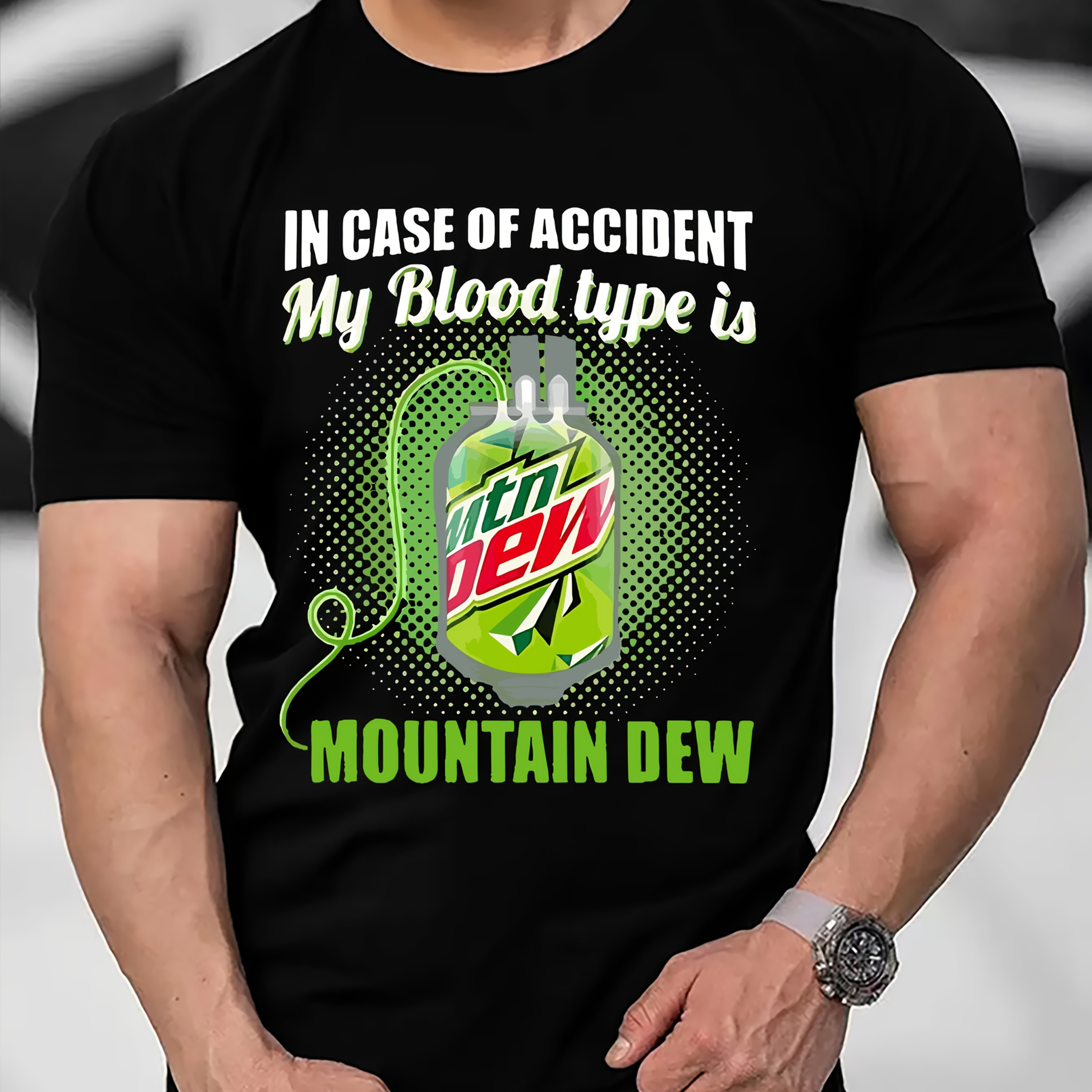 

Dew Graphic Tee For Men - , 100% , , - Streetwear Fun