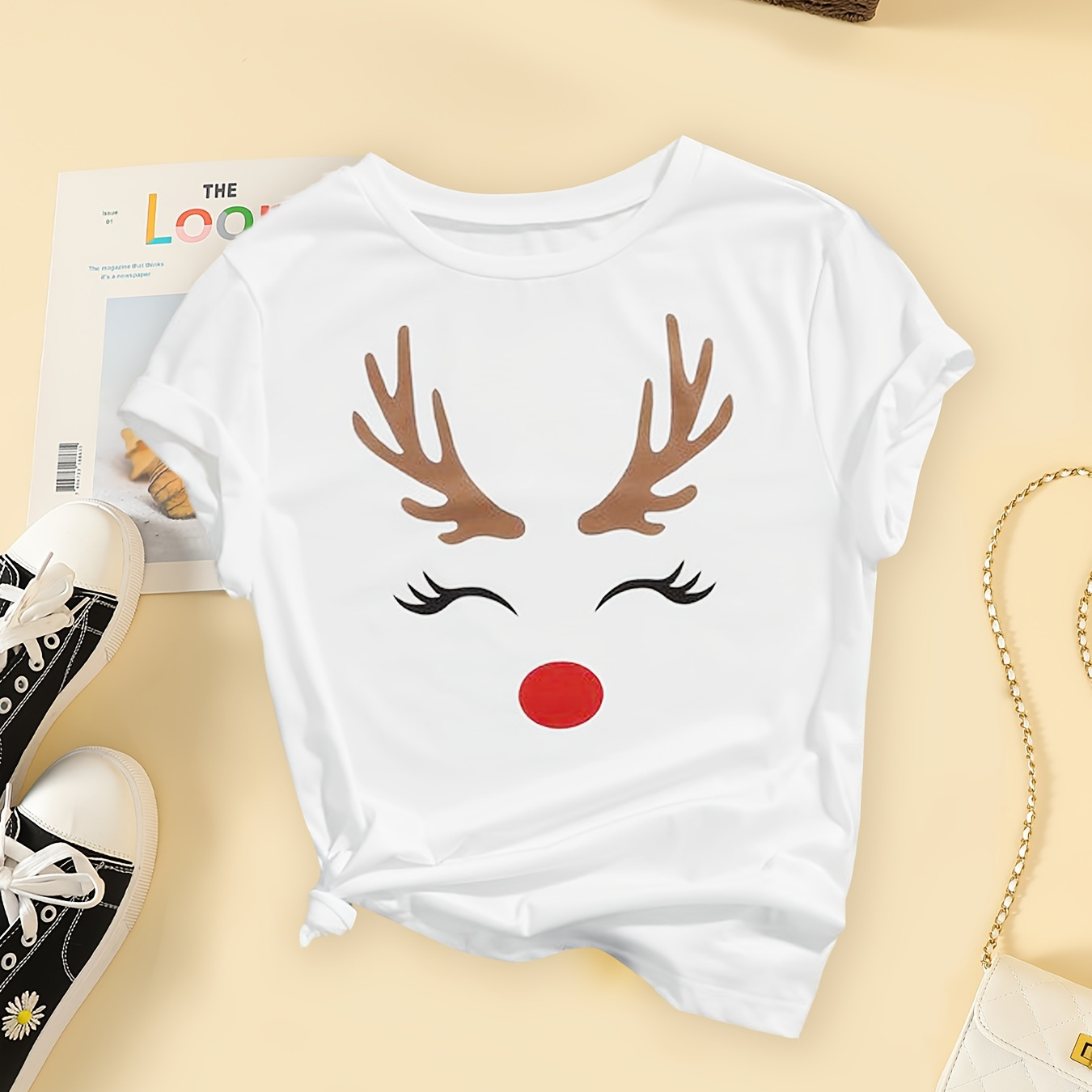 De Navidad Para Camisetas Tee Shirt Noel Femme Camiseta