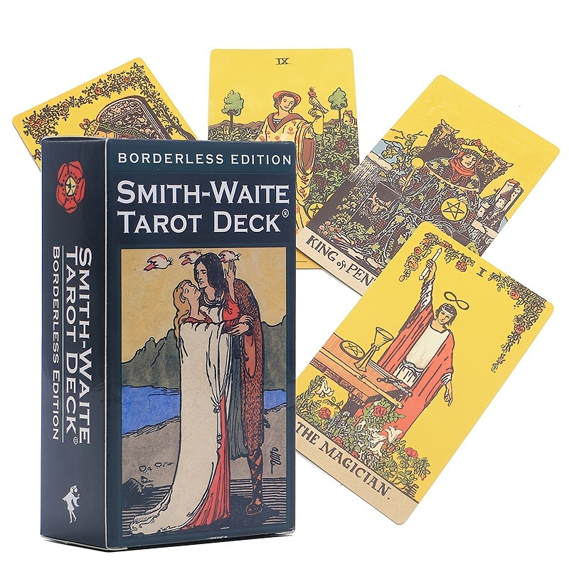 Tarot Deck Oracle Cards 12 7 Smith Waite Tarot Unframed Wet Tarot ...