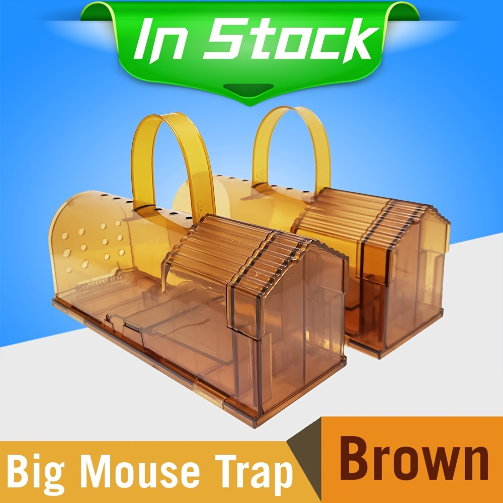 Trazon Humane Mouse Traps Catch and Release That Work Mouse Traps No Kill  Live Mouse Traps Reusable Mouse Traps for House Garage Outside Small Mice