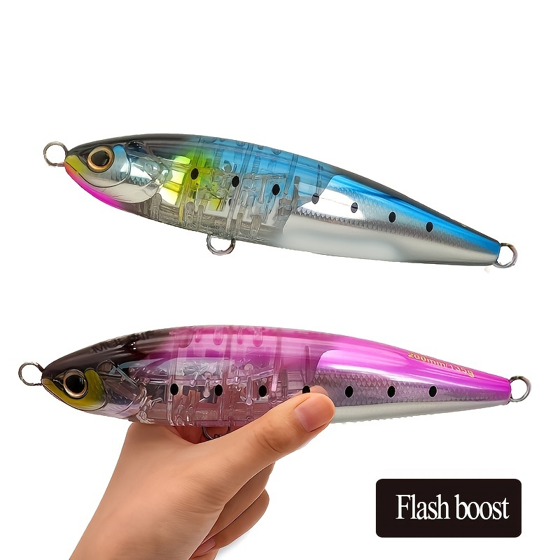 1pc Premium Topwater Pencil Fishing Lure - Perfect for Freshwater and  Saltwater Fishing - Realistic Floating Artificial Bait for Catching Big Fish