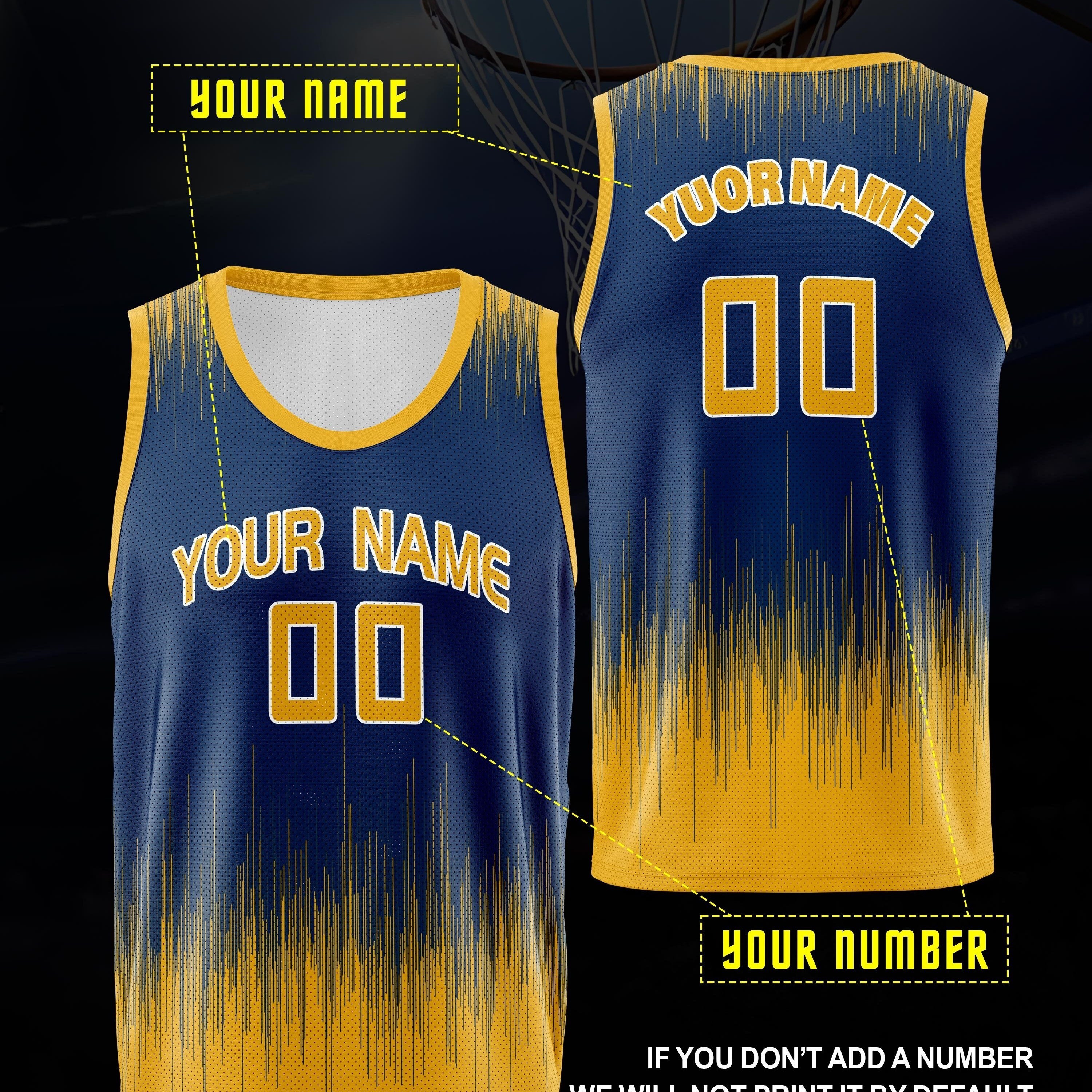 

Personalized Name And Number, Men's Customized Sleeveless Basketball Tank Top, Breathable Comfy Top For Summer Sport