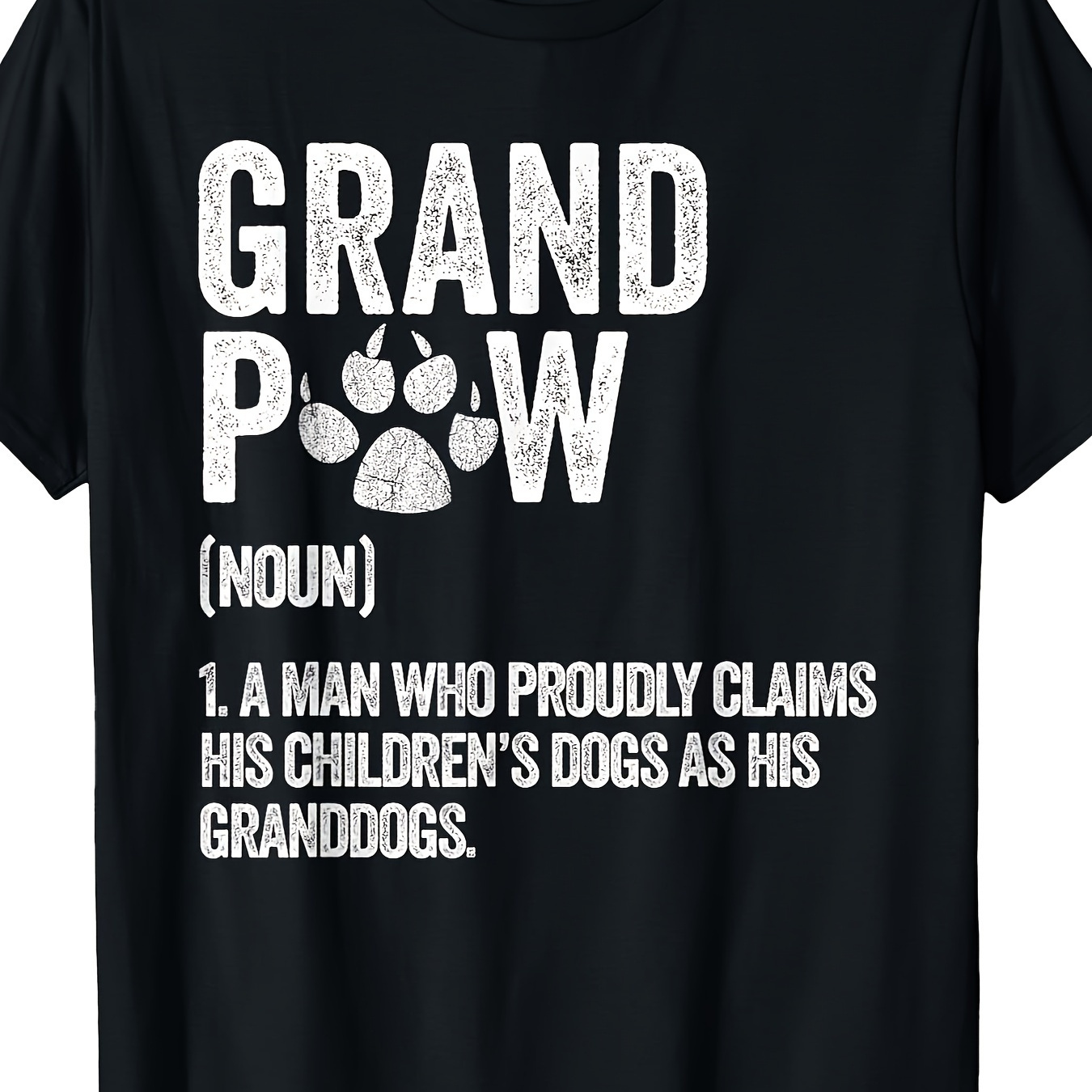 

Funny Best Dog Grandpa Ever Grandpaw Apparel Retro Grand Paw T-shirt