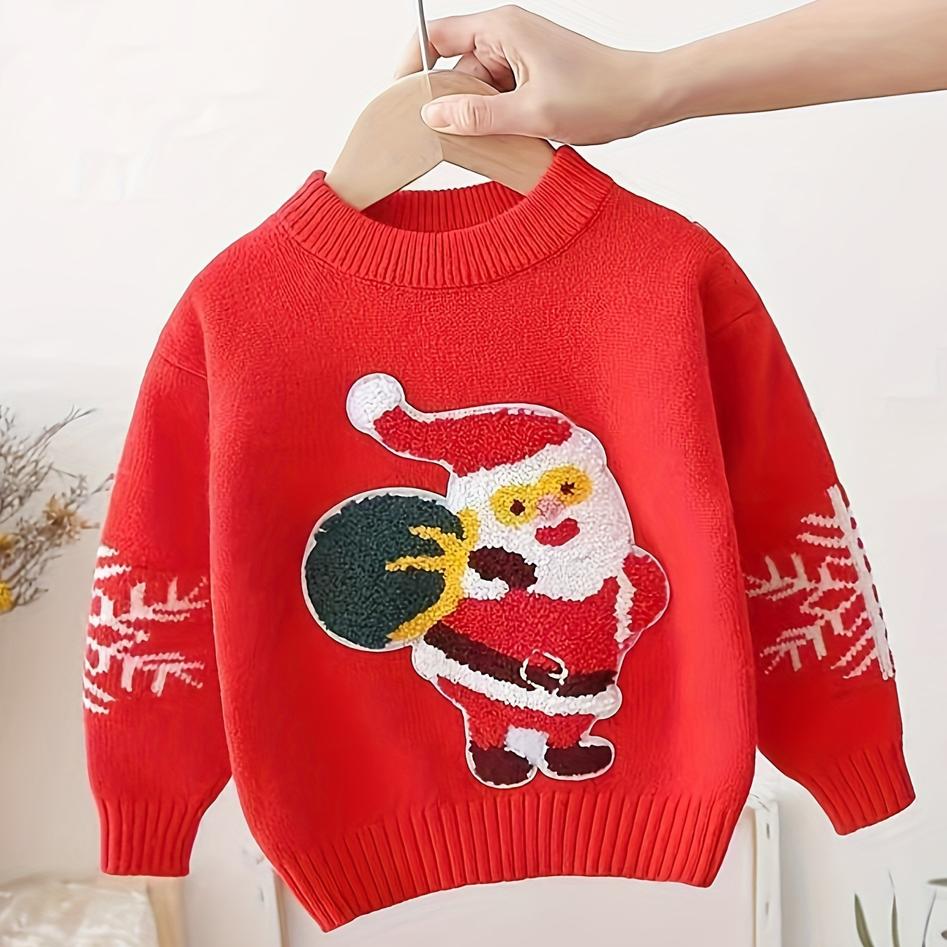 

Kids Christmas Pullover Sweater For Boys And Girls, Children's Knitwear