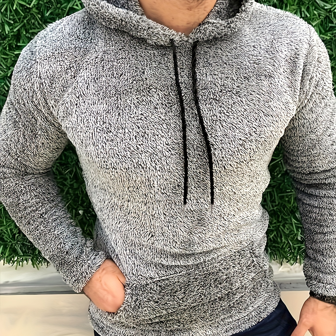 

Sweats À Capuche Chauds Et Moelleux Pour Hommes, Sweat-shirt À Capuche Décontracté Snuddie Pour Hommes Avec Poche Kangourou, Streetwear Pour L'hiver Et L'automne, Comme Cadeaux