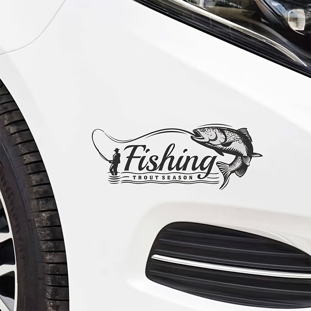 Musky Fishing Car Sticker Decorative Window Bumper Sticker - Temu