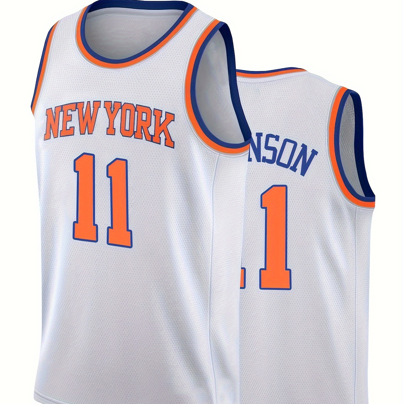 

Men's Basketball Tank Top, Letter & Number 11 Embroidery Sports Top, Breathable Sports Uniform For Training And Competition