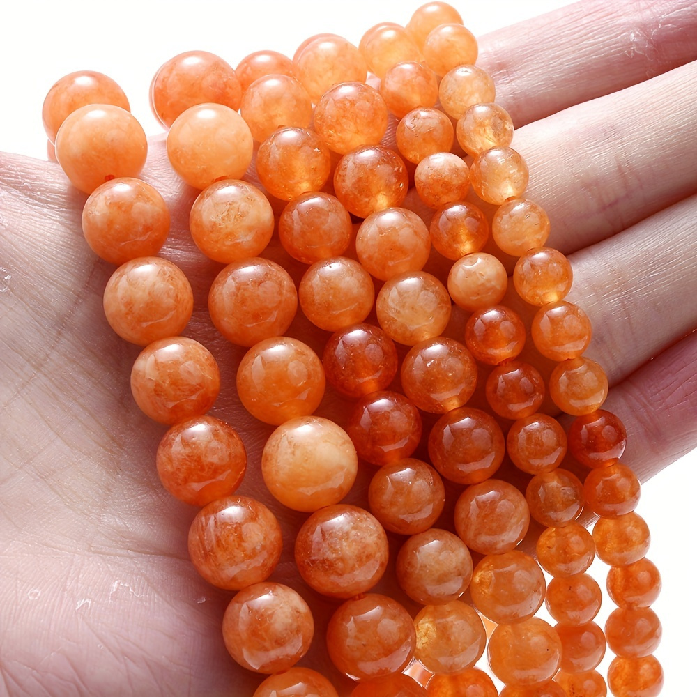 

Natural Golden Sun Stone Jades Aquamarines Sunstone Loose Spacer Beads For Jewelry Making Diy Bracelet Necklace Charms Accessories 6/8/10mm